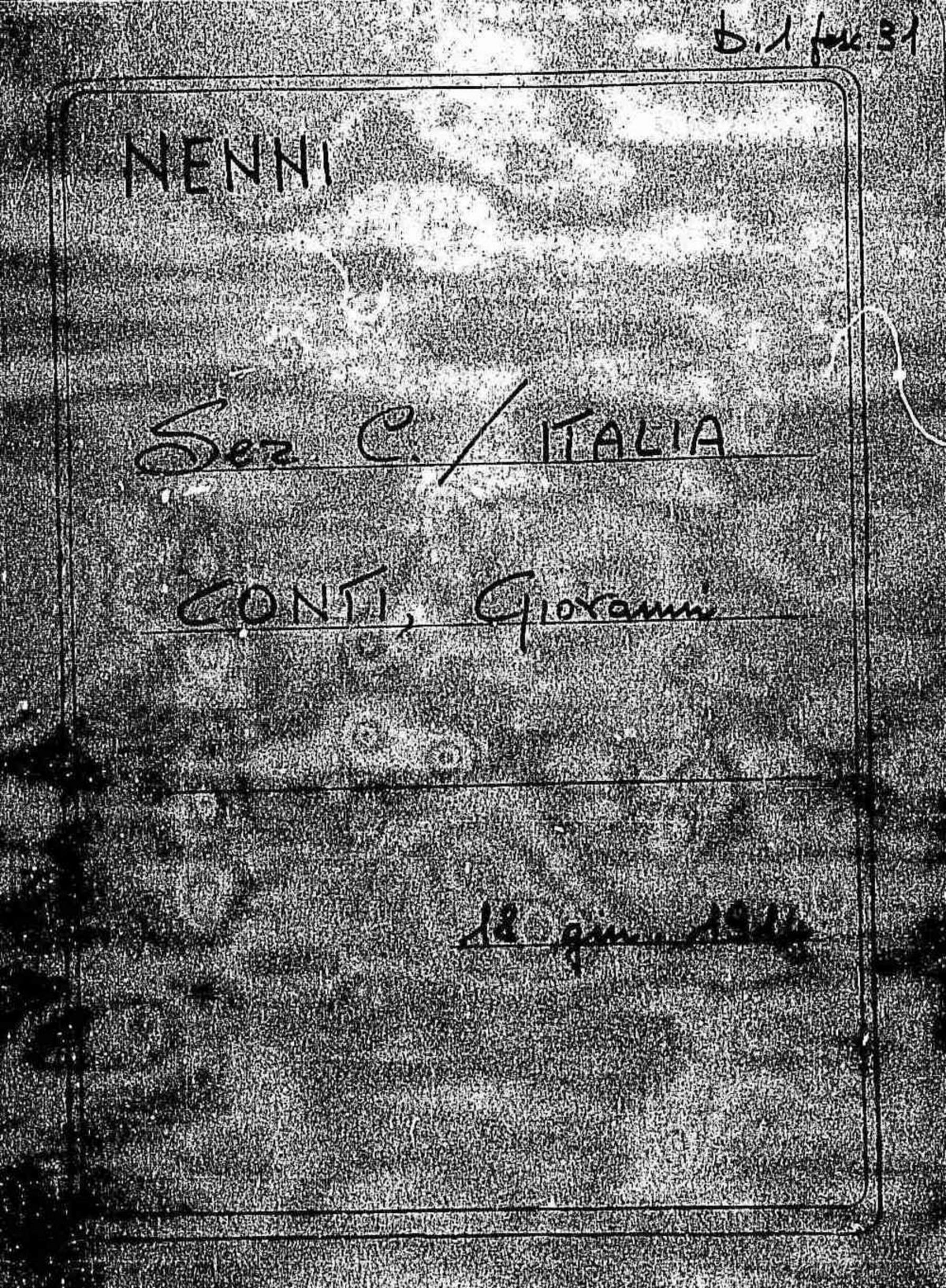 Conti Giovanni, 1914 giu. 18