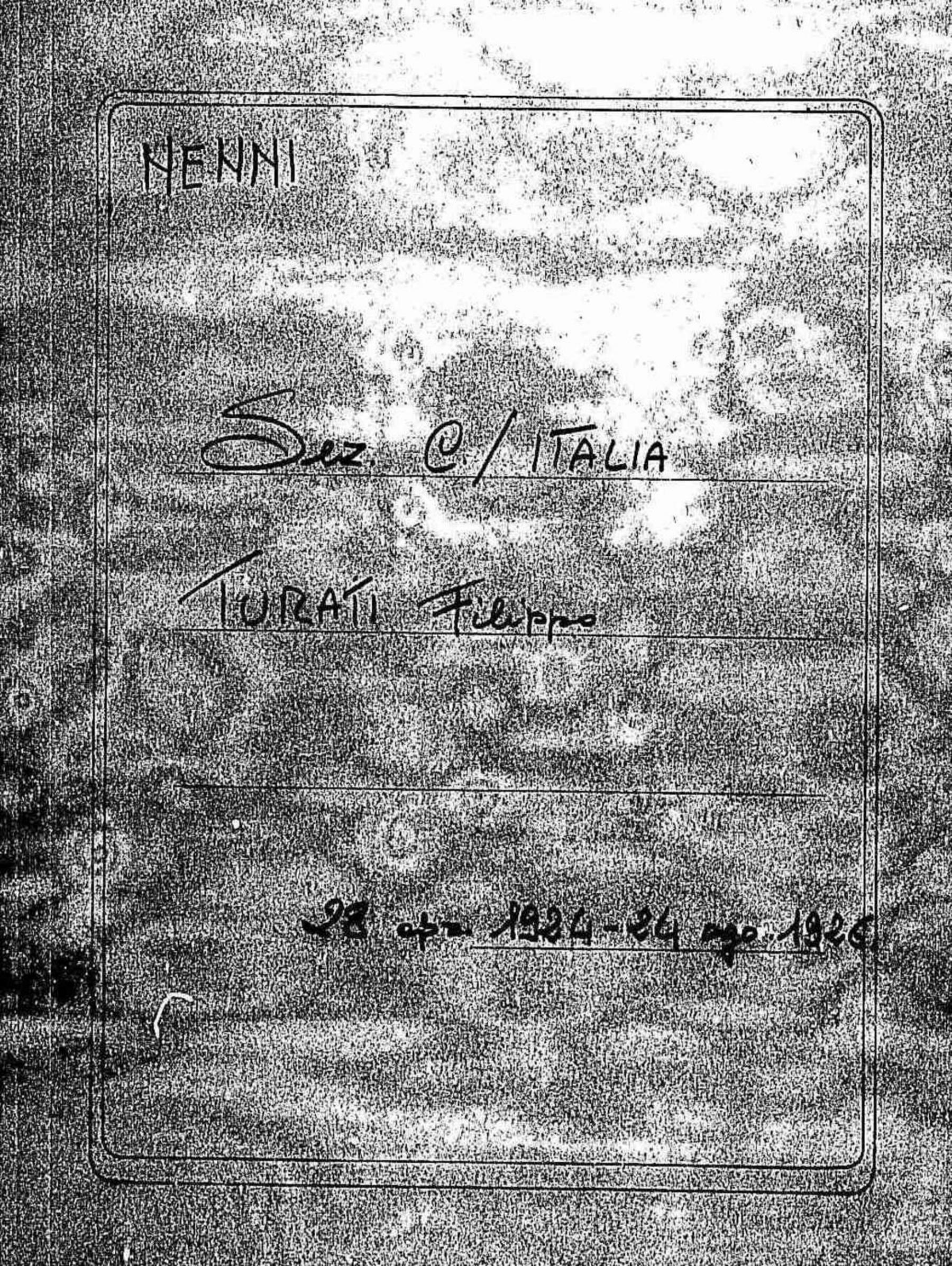 Turati Filippo, 1924 apr. 28 - 1926 mag. 11