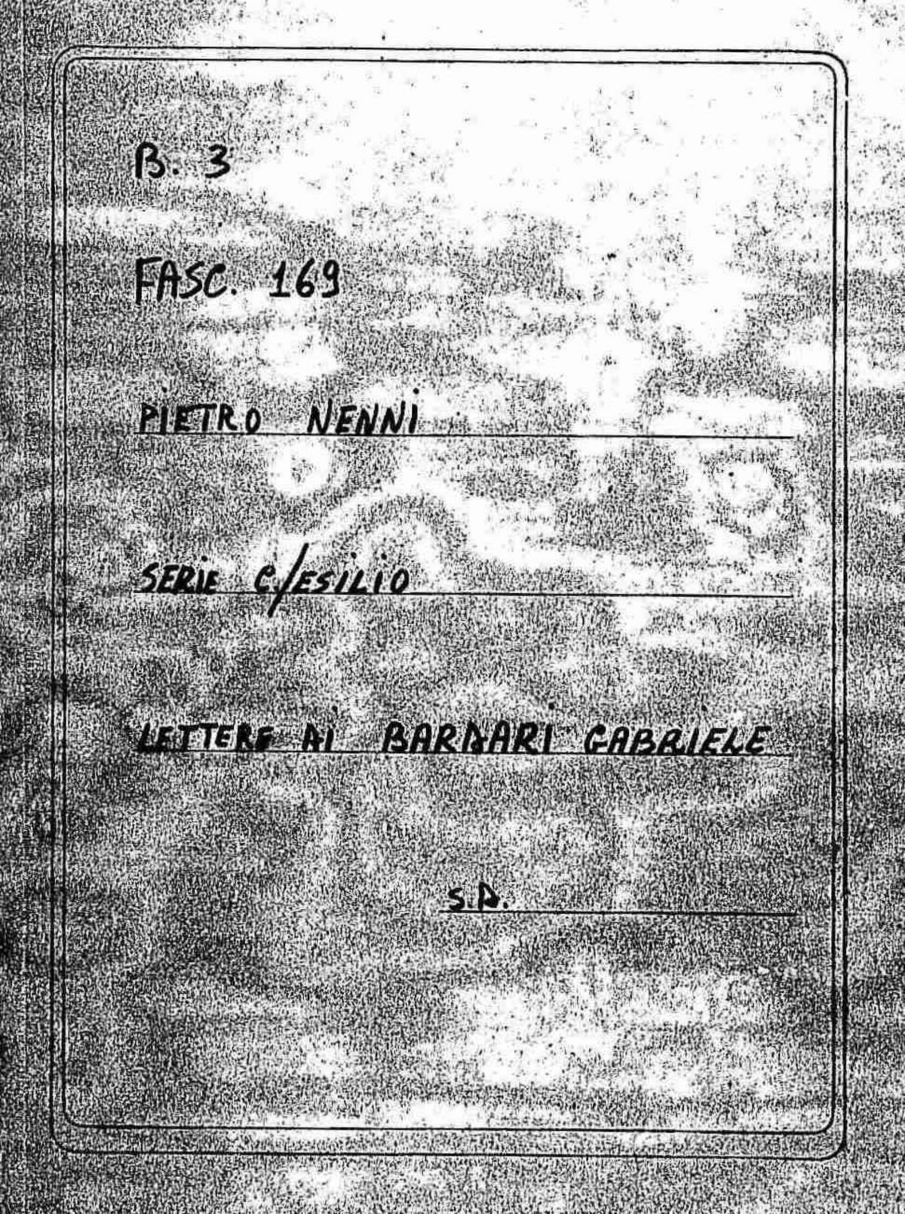 Bardari Gabriele, s.d.