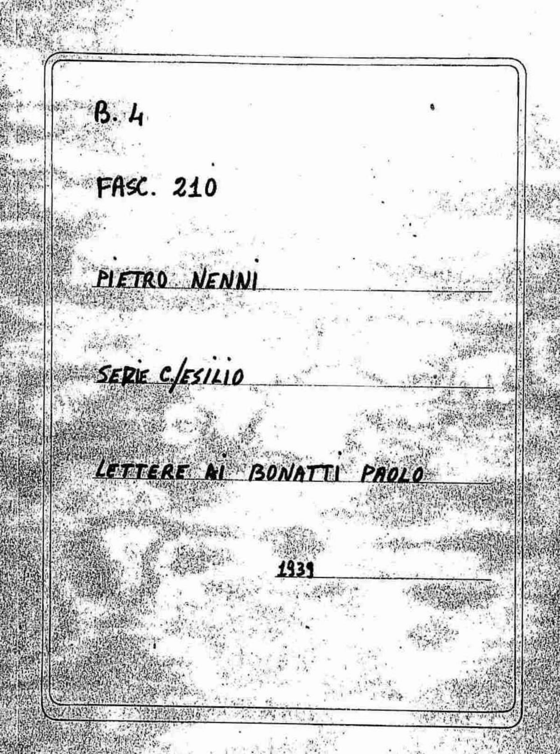 Bonatti Paolo, 1939 ago. 3