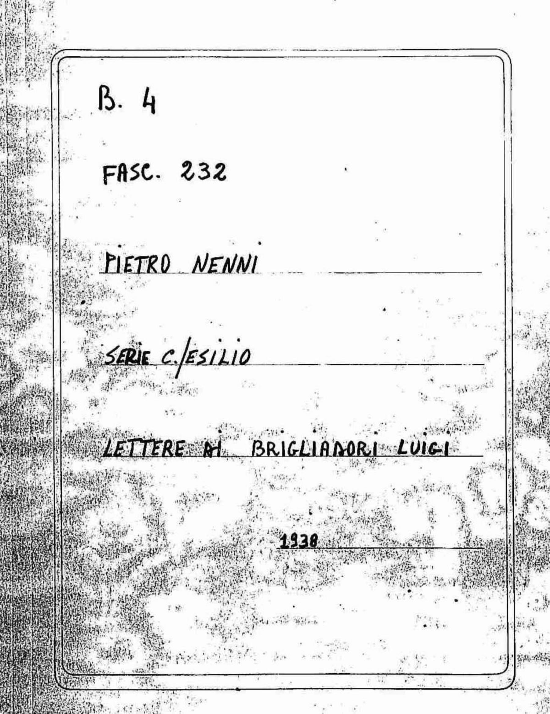 Brigliadori Luigi, 1938 mar. 12