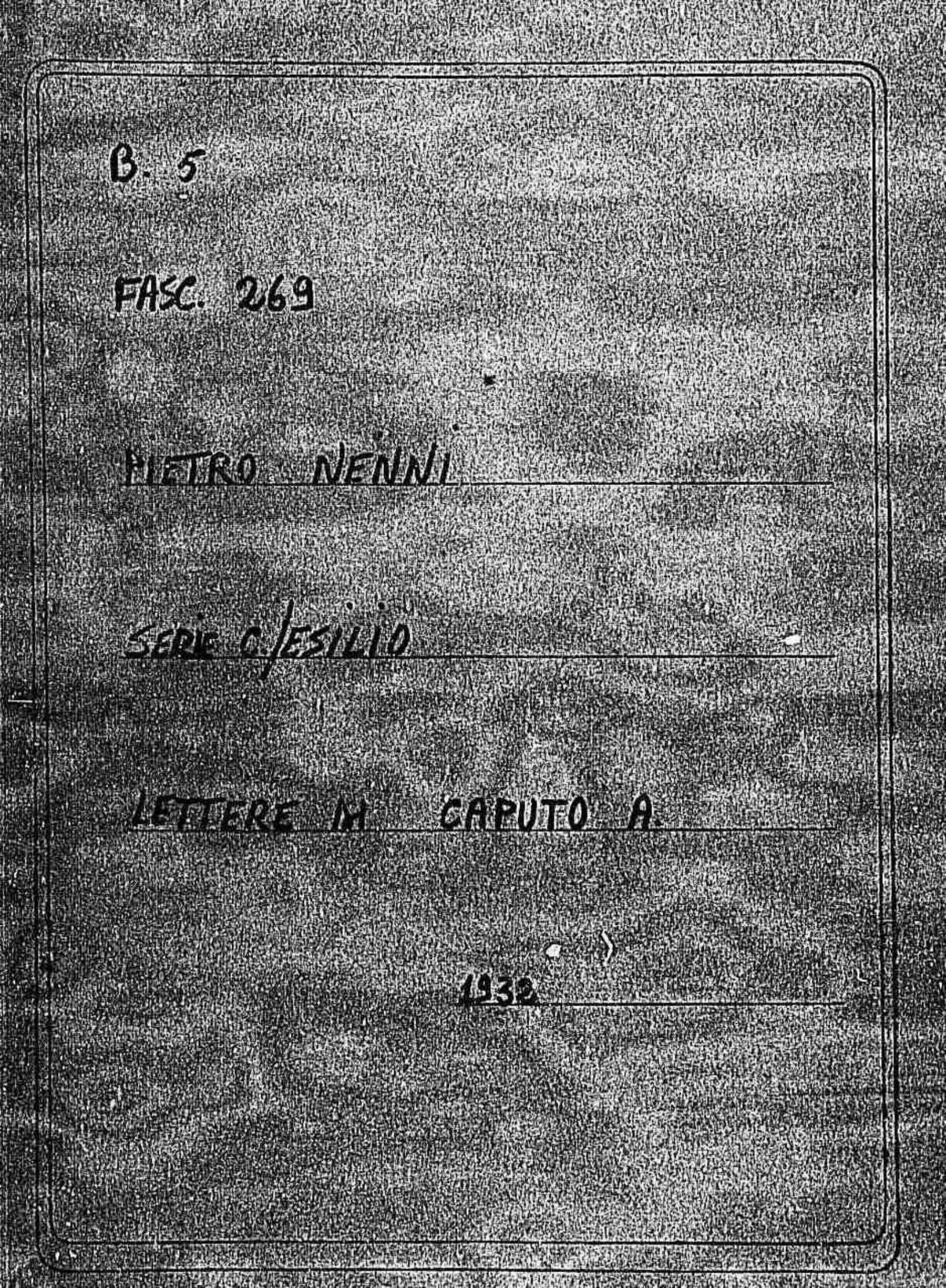 Caputo A., 1932 gen. 28