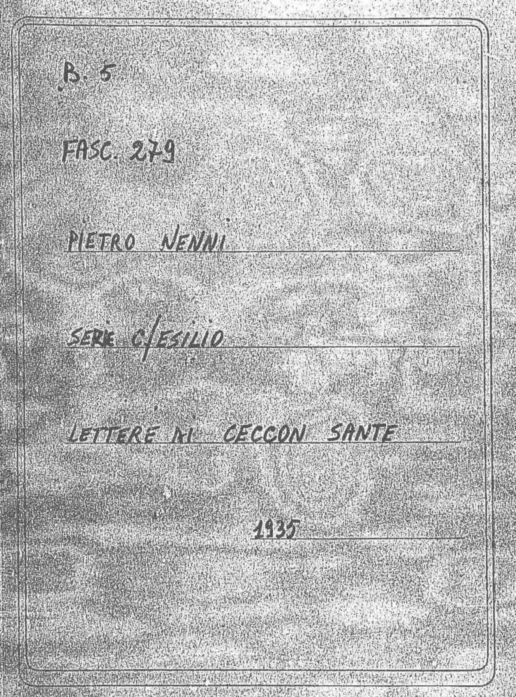 Ceccon Sante, 1935 giu. 3