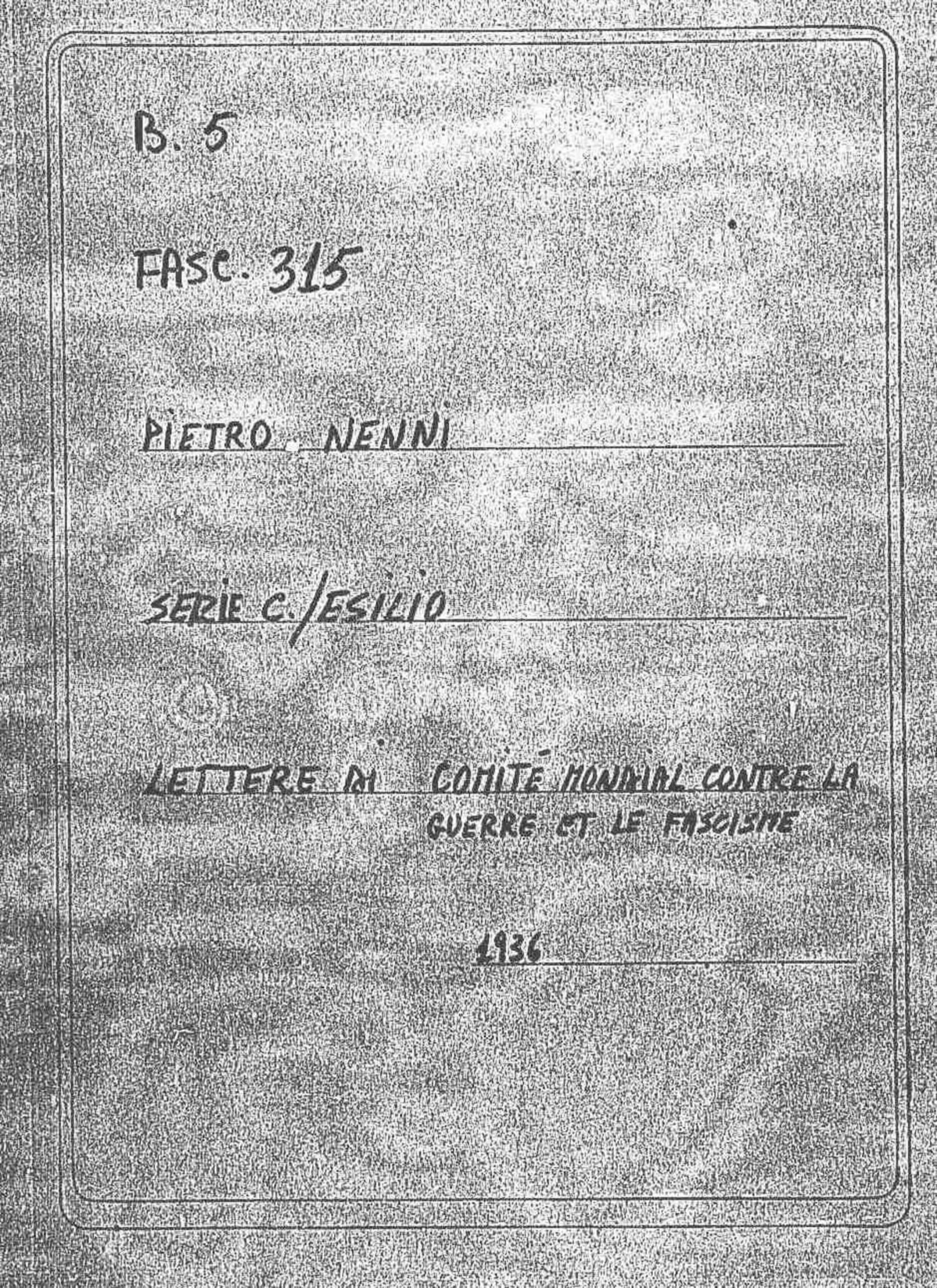 Comité Mondial contre la Guerre et le Fascisme, 1936 mag. 8