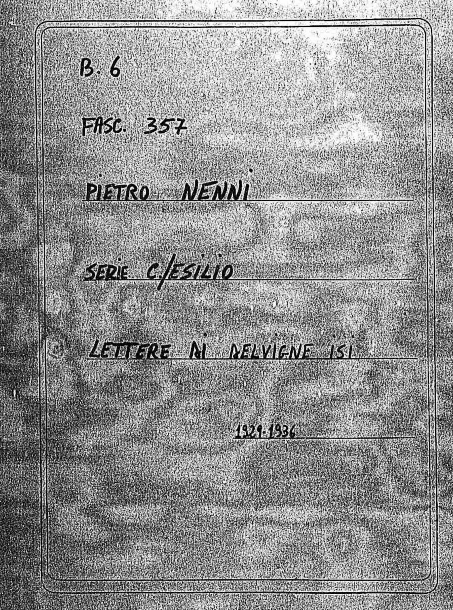 Delvigne Isi, 1929 dic. 13 - 1936 gen. 4