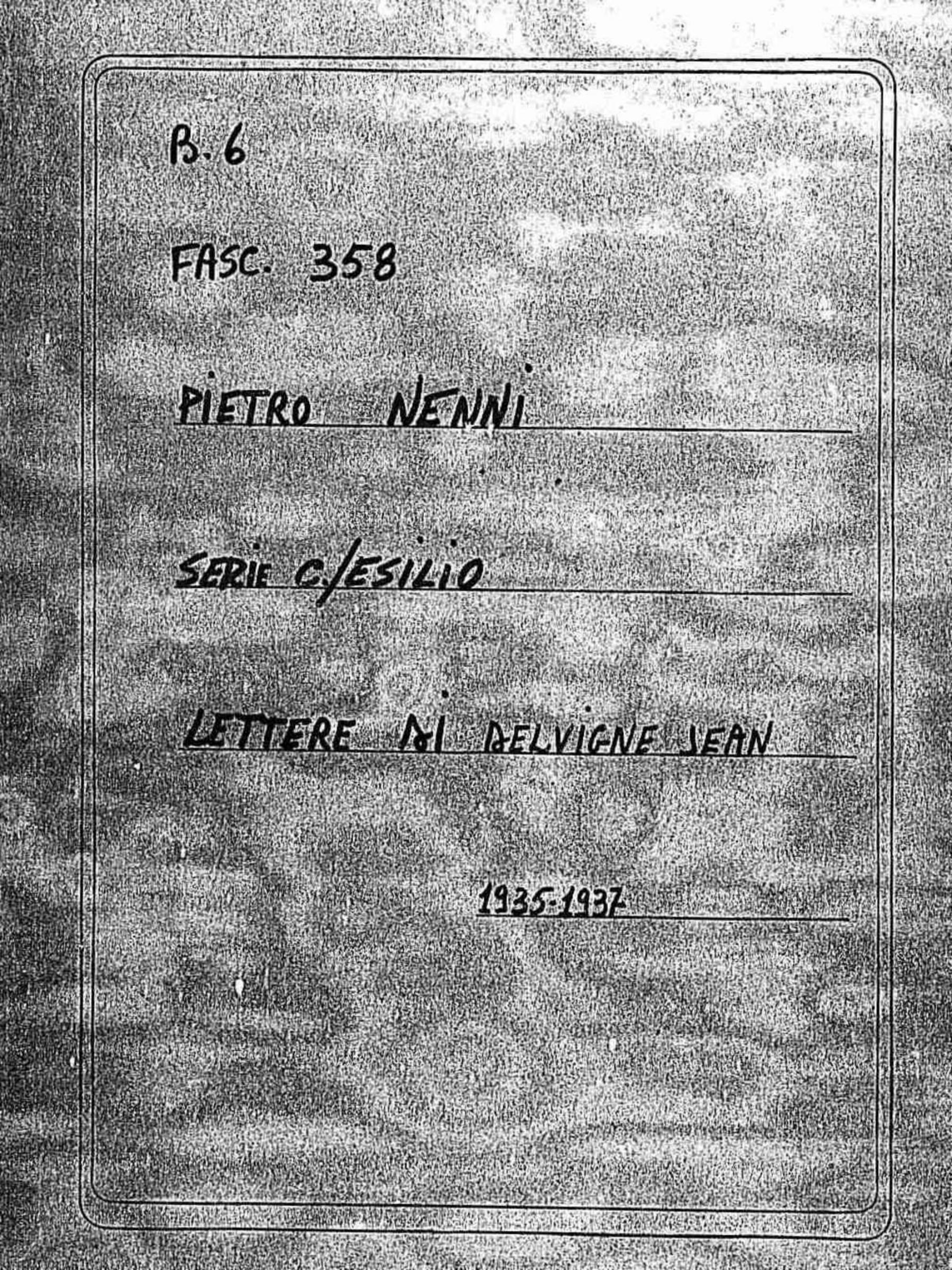 Delvigne Jean, 1935 lug. 23 - 1937 lug. 22