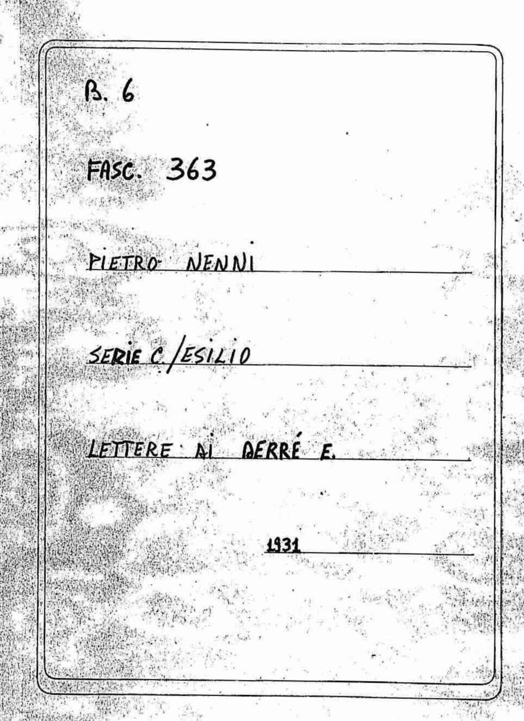 Derré E., 1931 apr. 29