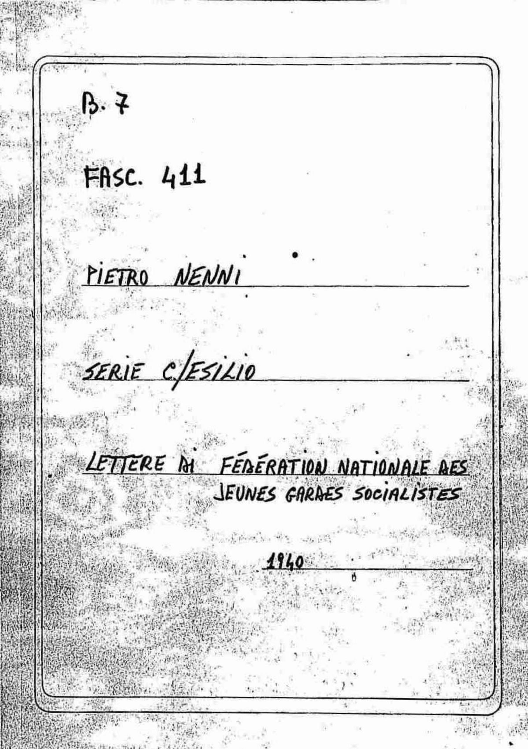 Fédération Nationale des Jeunes Gardes Socialistes, 1940 mar. 27