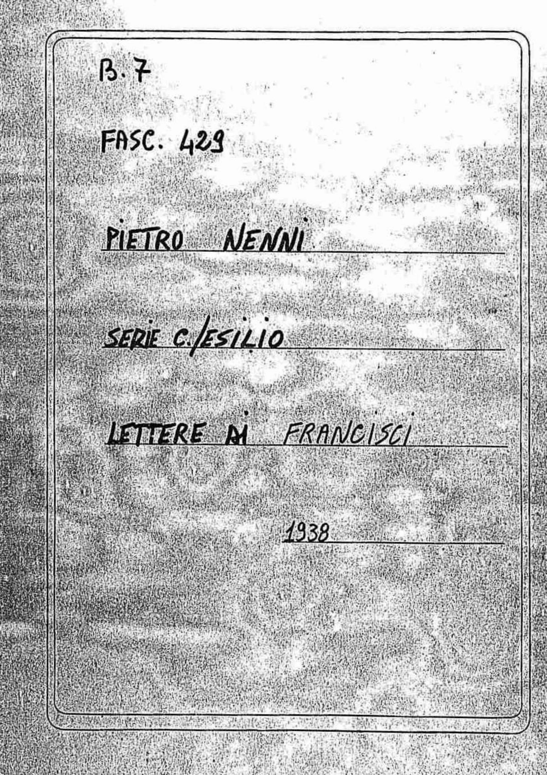 Francisci, 1938 mag. 2