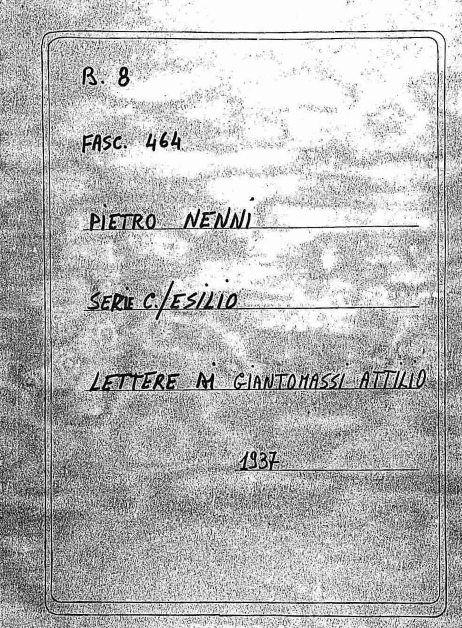 Giantomassi Attilio, 1937 ott. 18