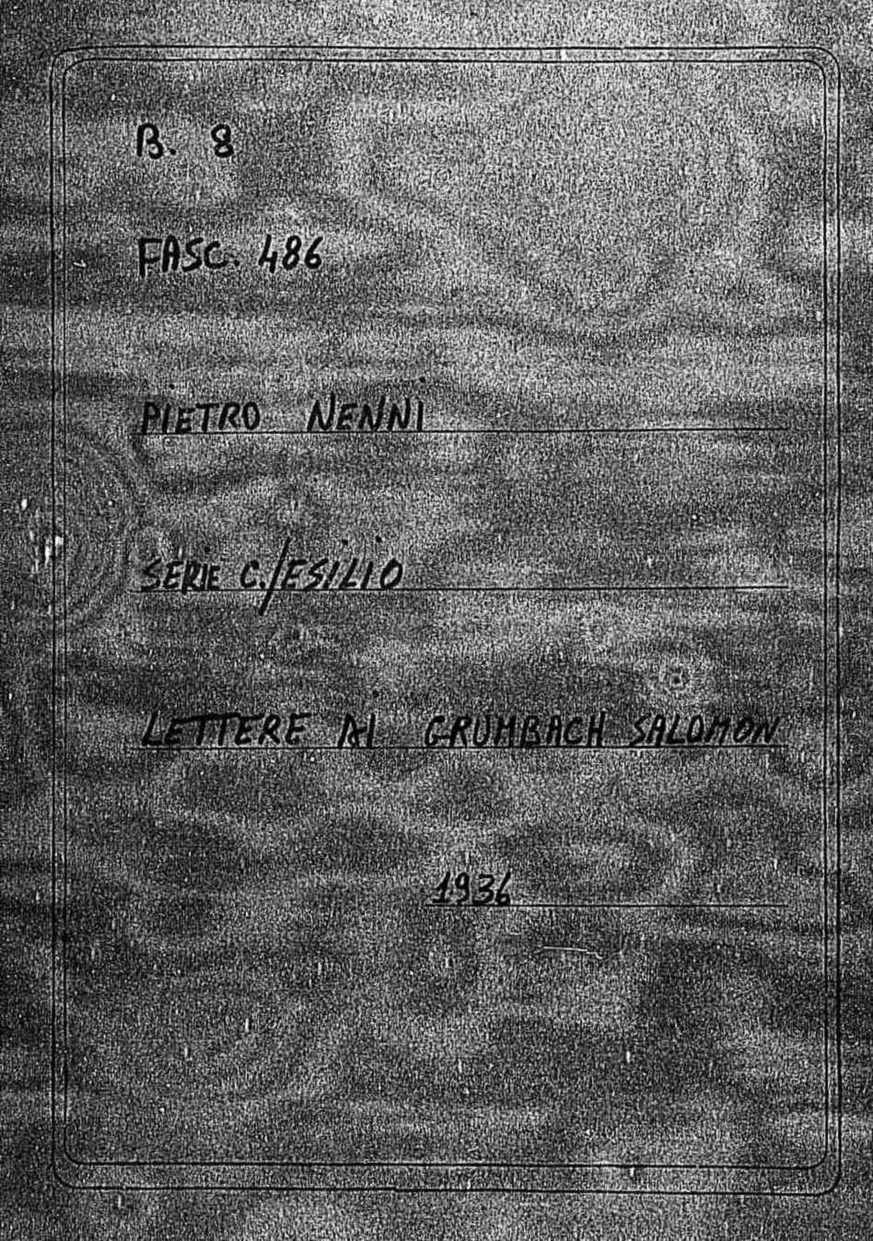 Grumbach Salomon, 1936 mag. 29