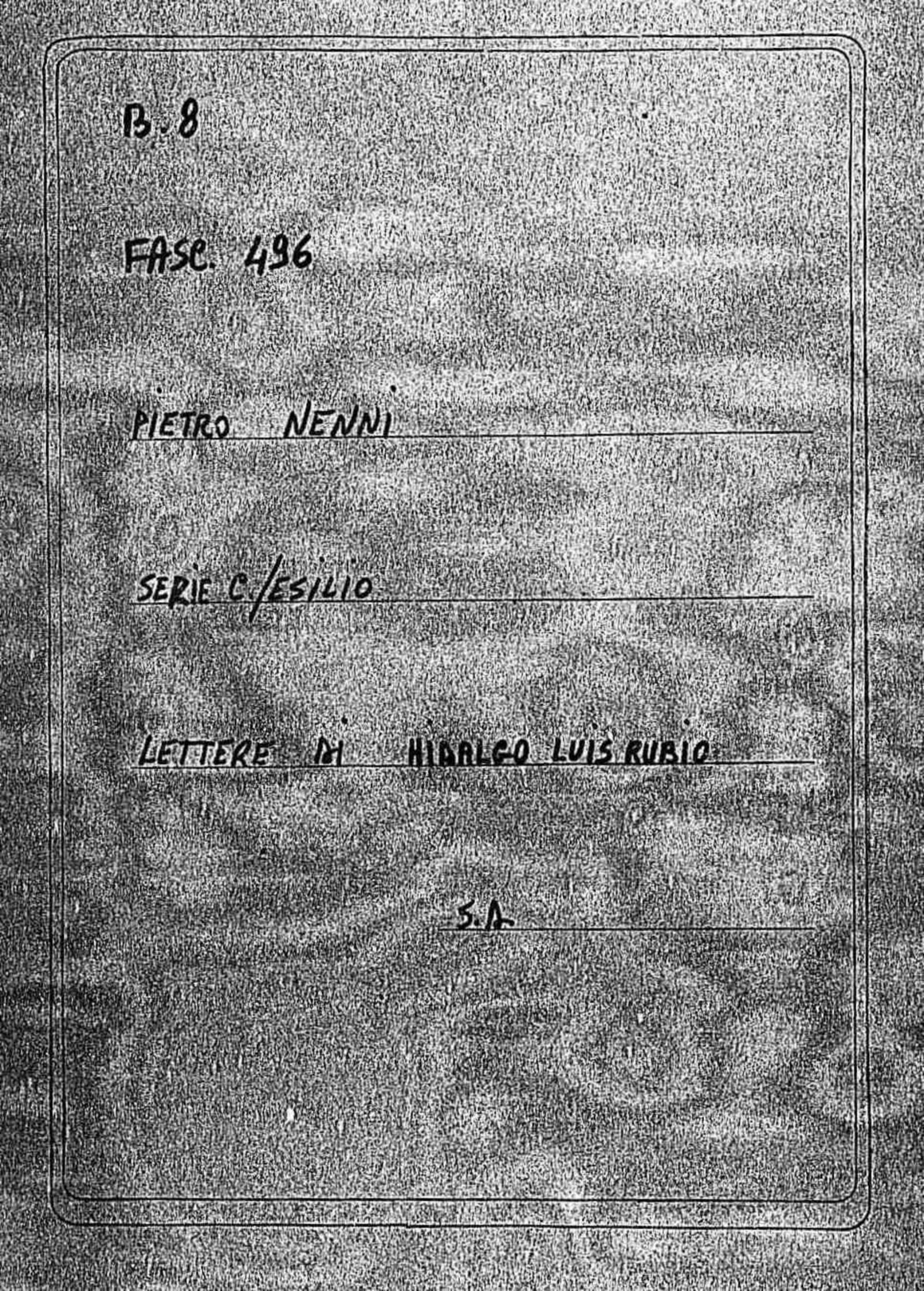 Hidalgo Luis Rubio, s.d.