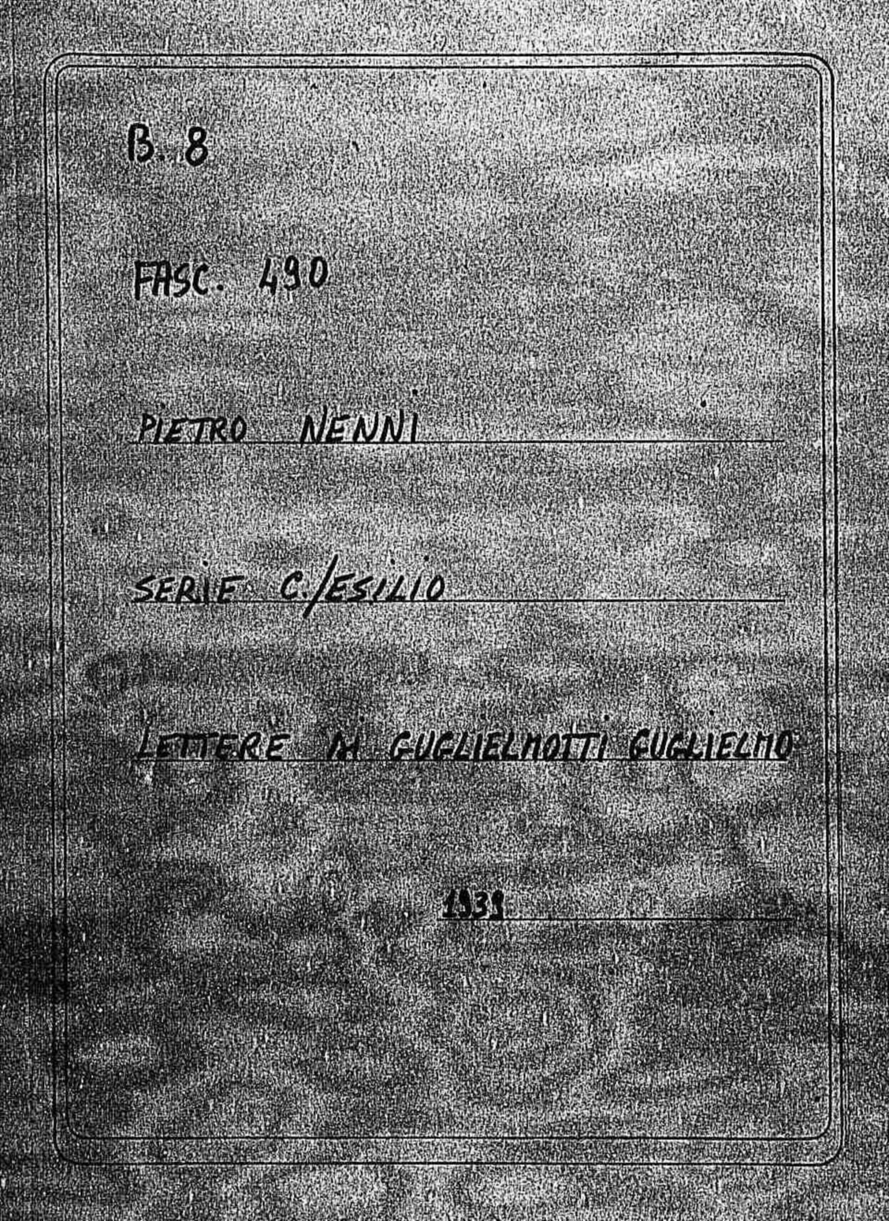 Guglielmotti Guglielmo, 1939 gen. 5