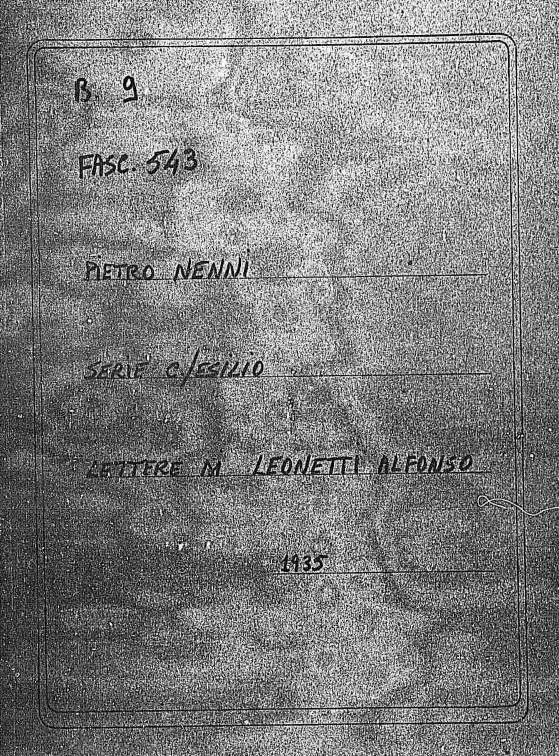 Leonetti Alfonso, 1935 feb. 8