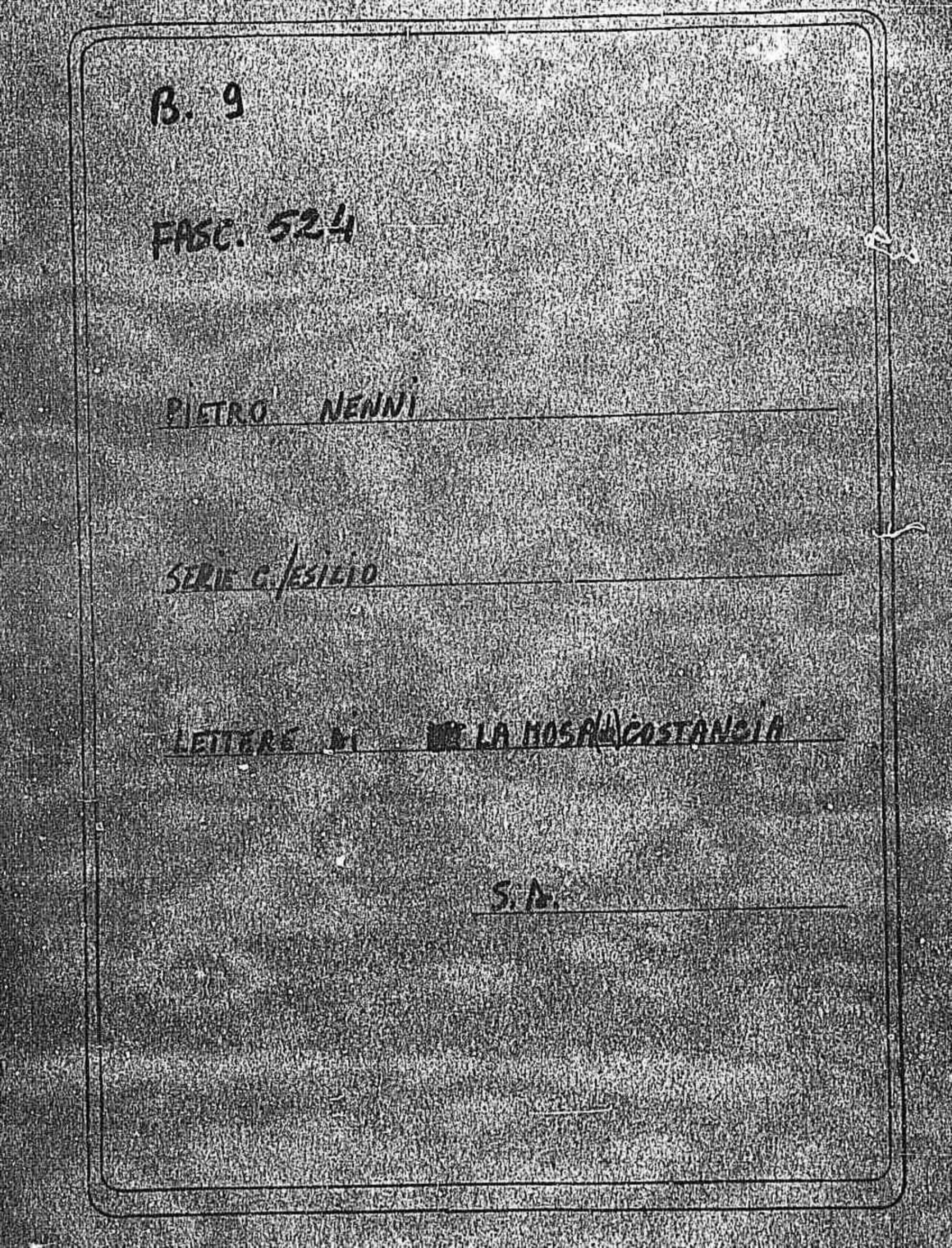 La Mosa (de) Costancia, s.d.