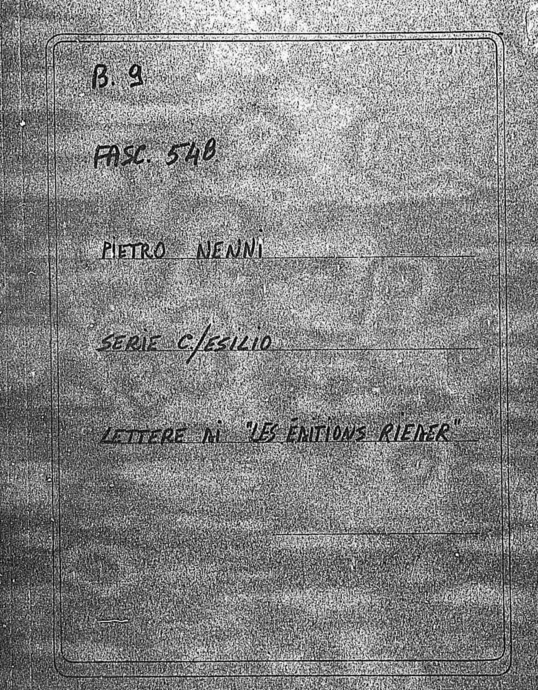 Les Editions Rieder, 1932 lug. 29