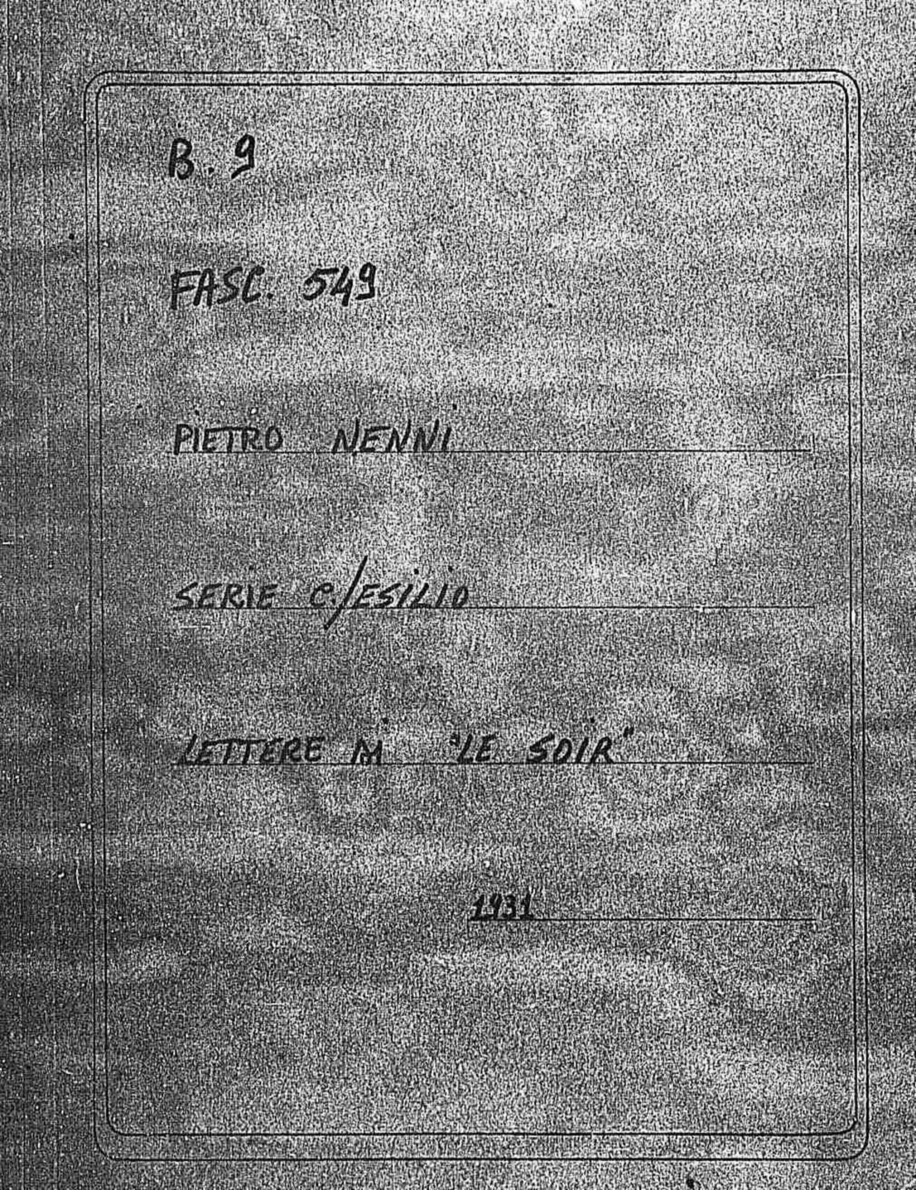 Le Soir - il Direttore, 1931 mar. 30