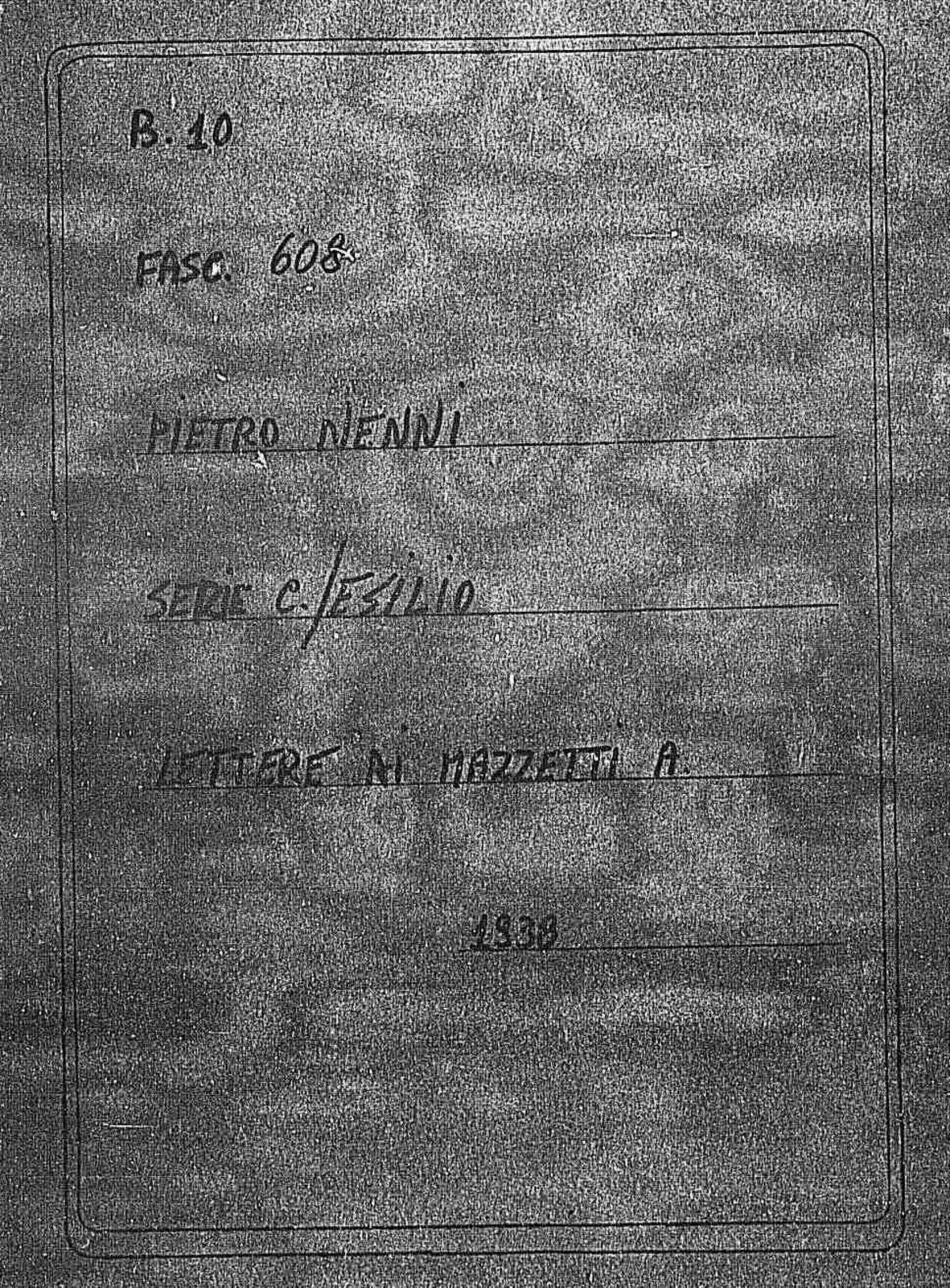 Mazzetti A., 1938 nov. 6