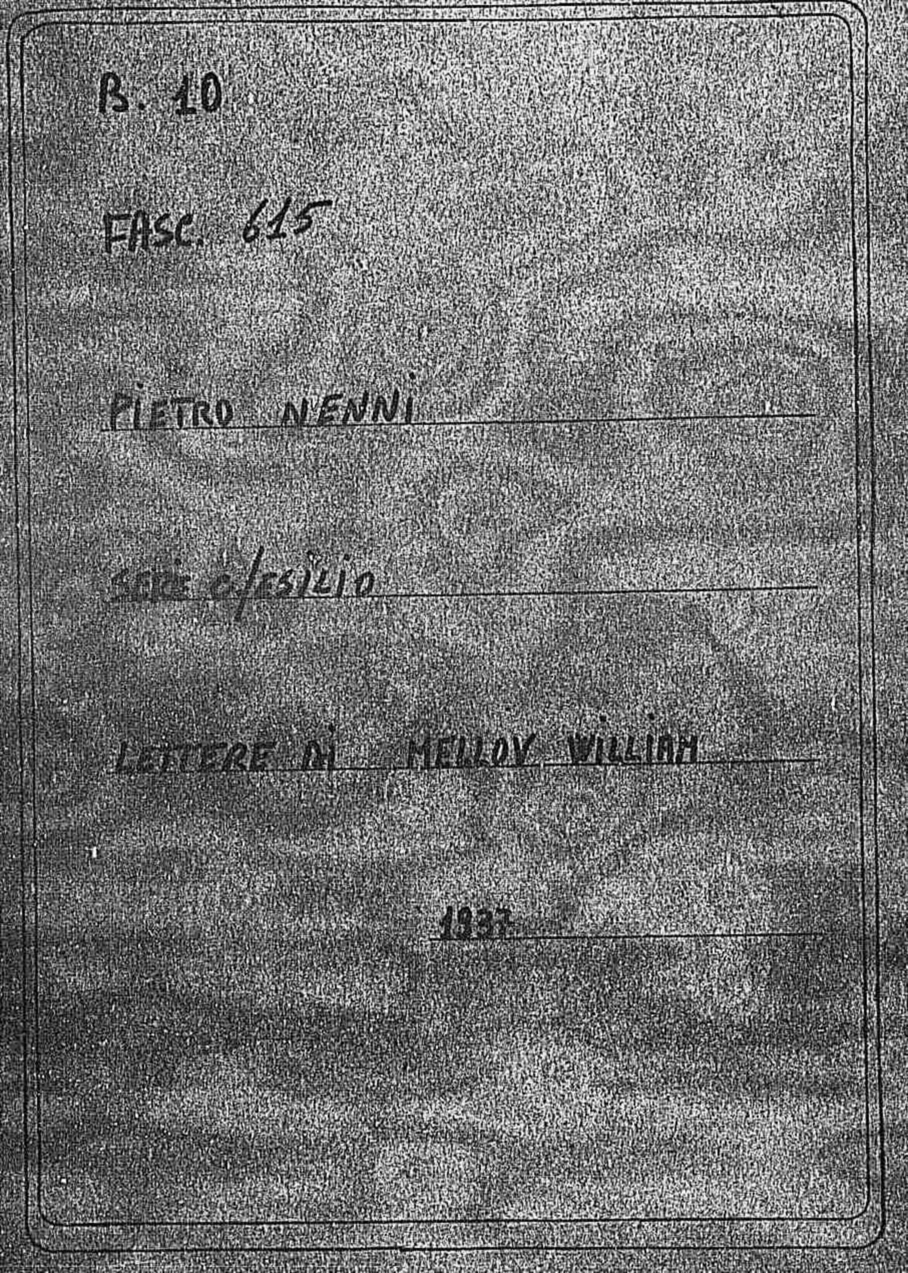 Mellov William, 1937 gen. 5