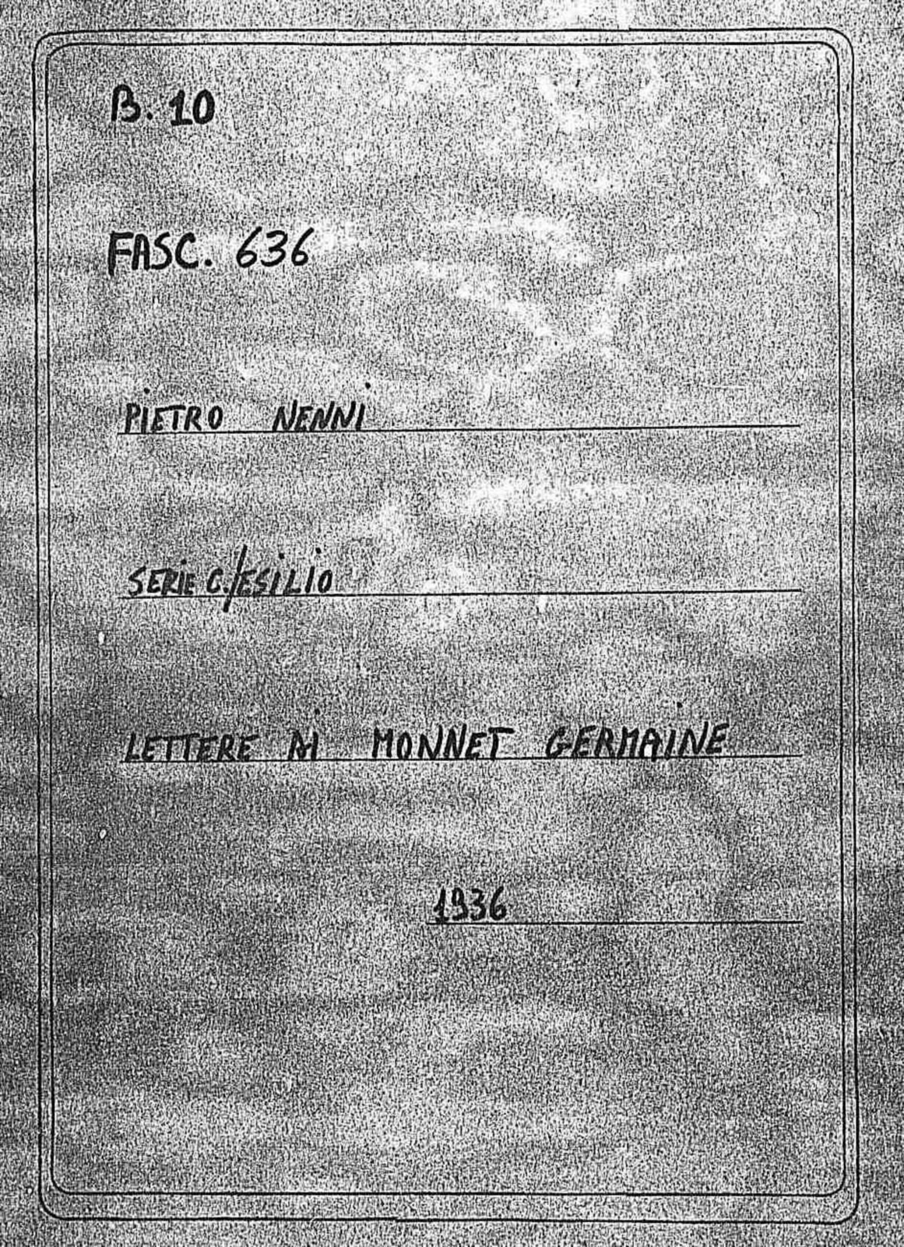 Monnet Germaine, 1936 mag. 18