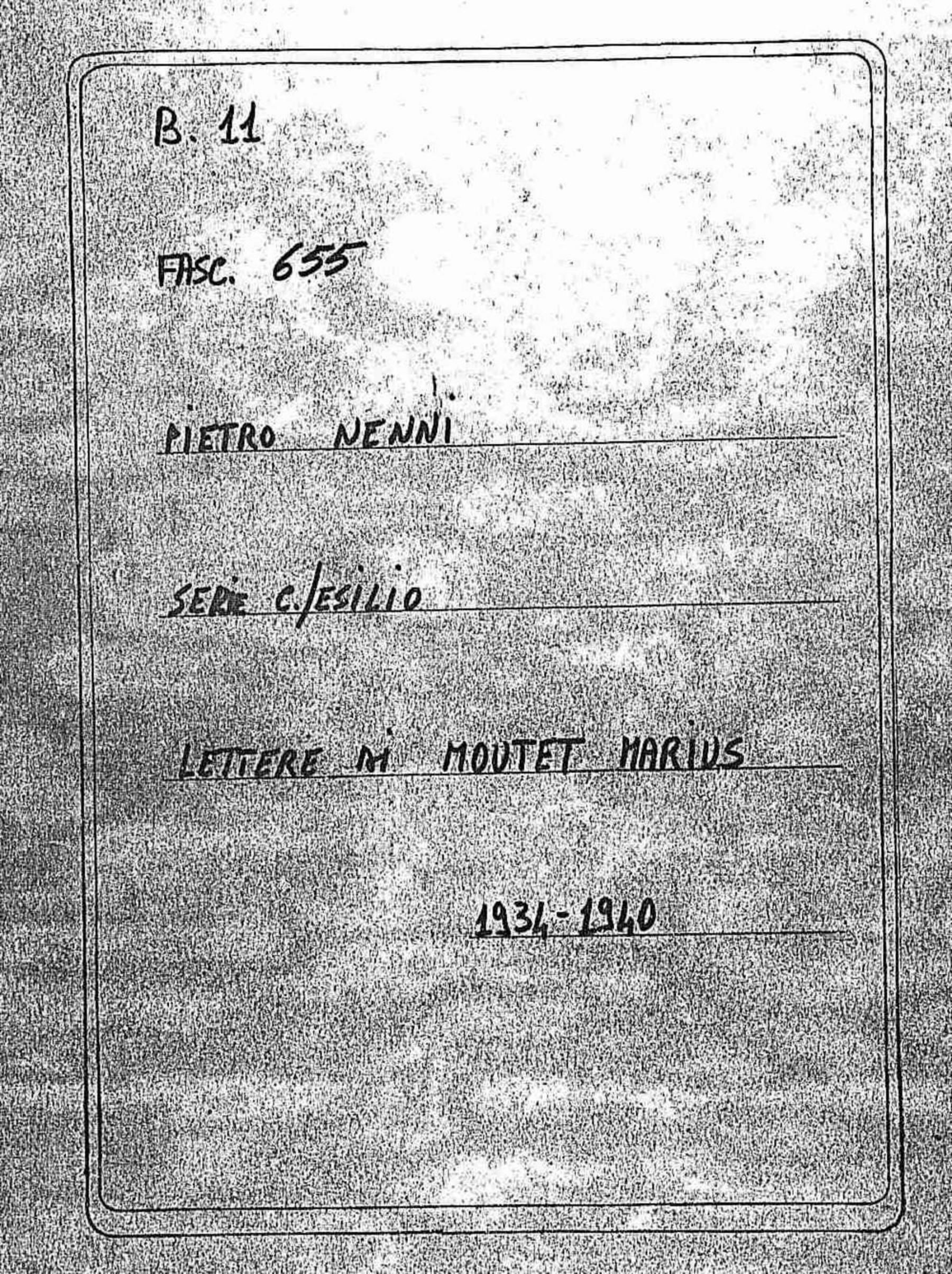Moutet Marius, 1934 nov. 2 - 1940 apr. 22
