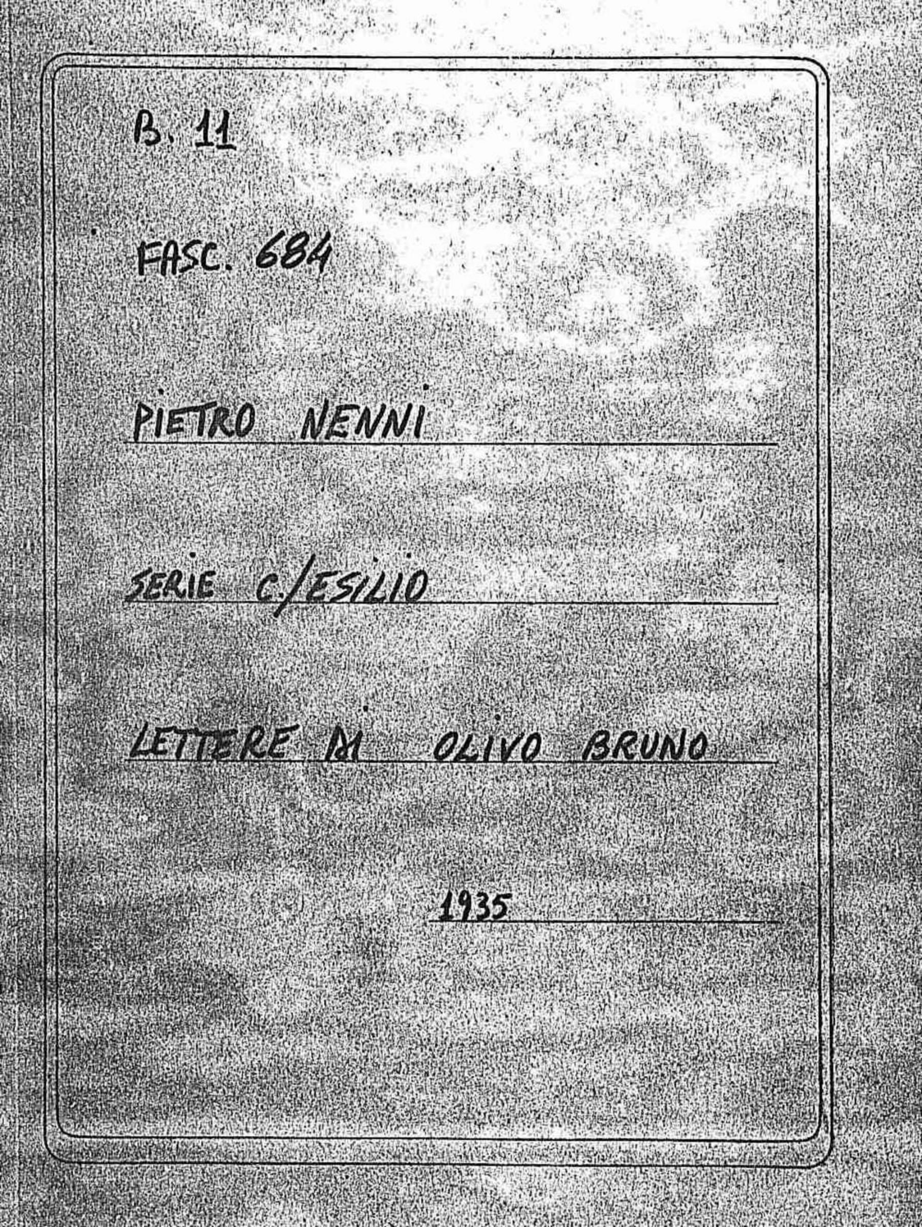 Olivo Bruno, 1935 gen. 6