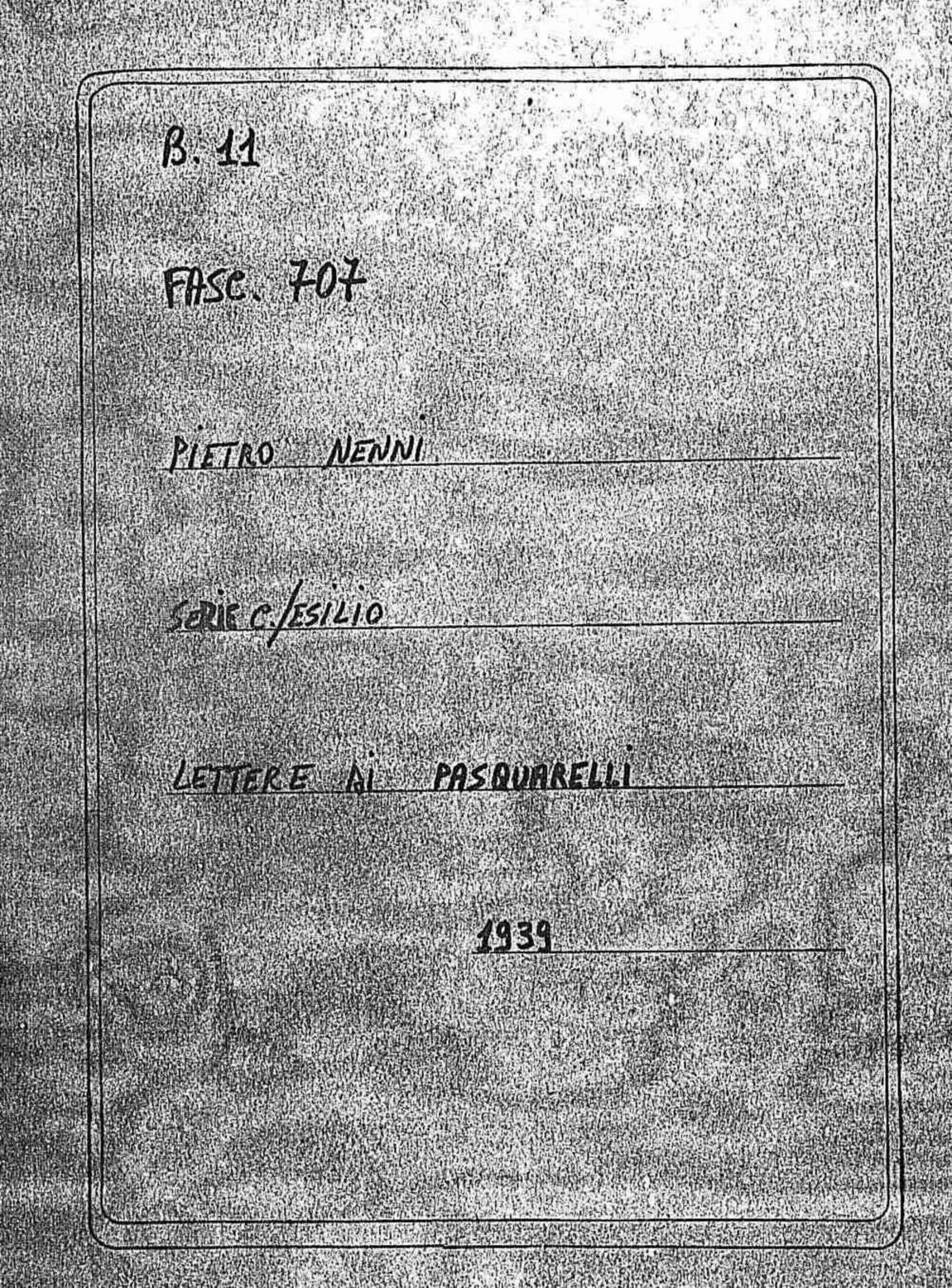 Pasquarelli, 1939 apr. 22