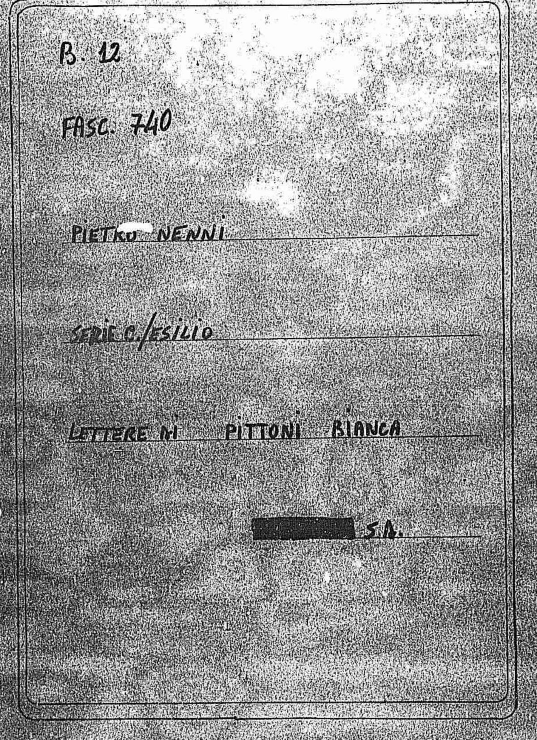 Pittoni Bianca, s.d.