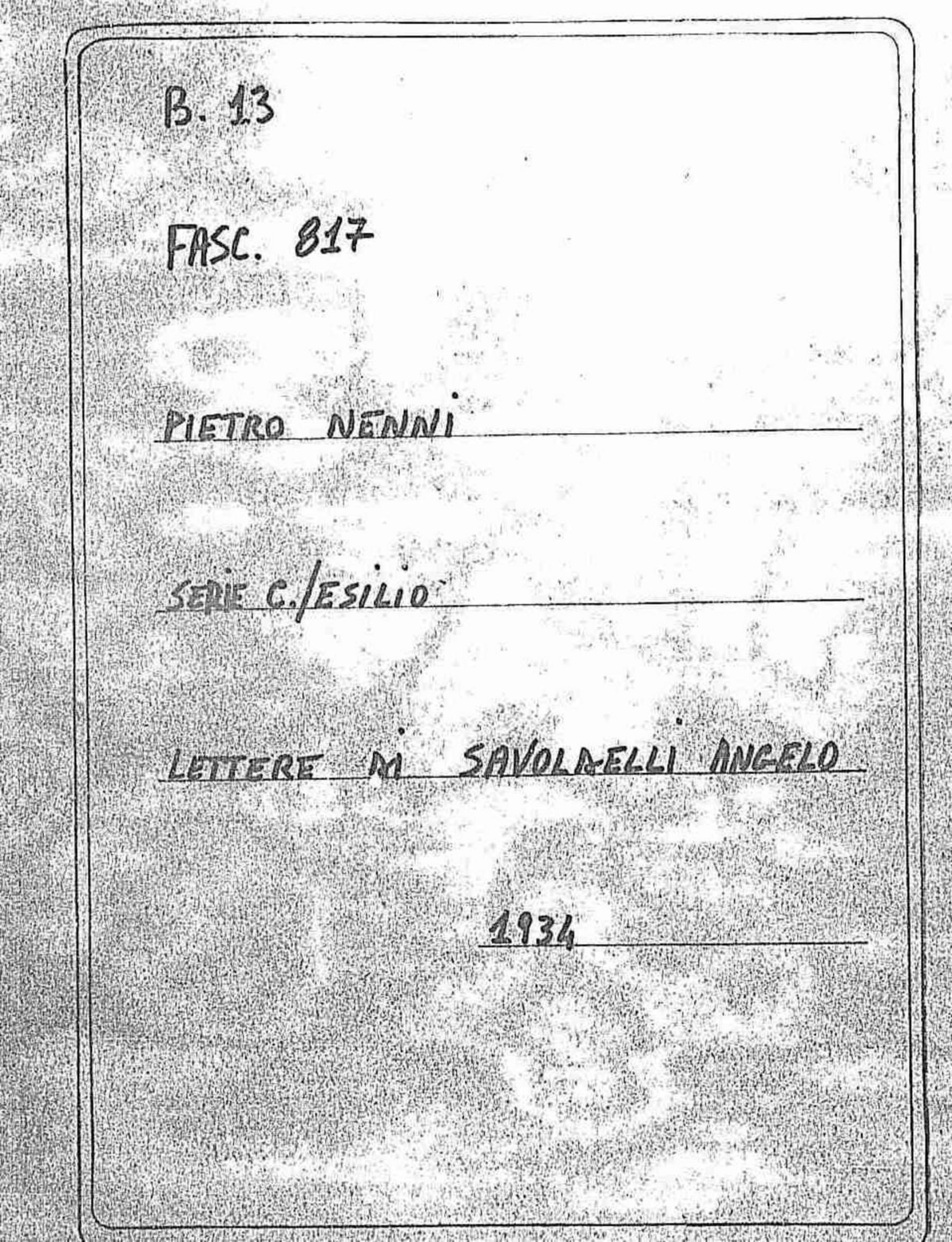 Savoldelli Angelo, 1934 dic. 28