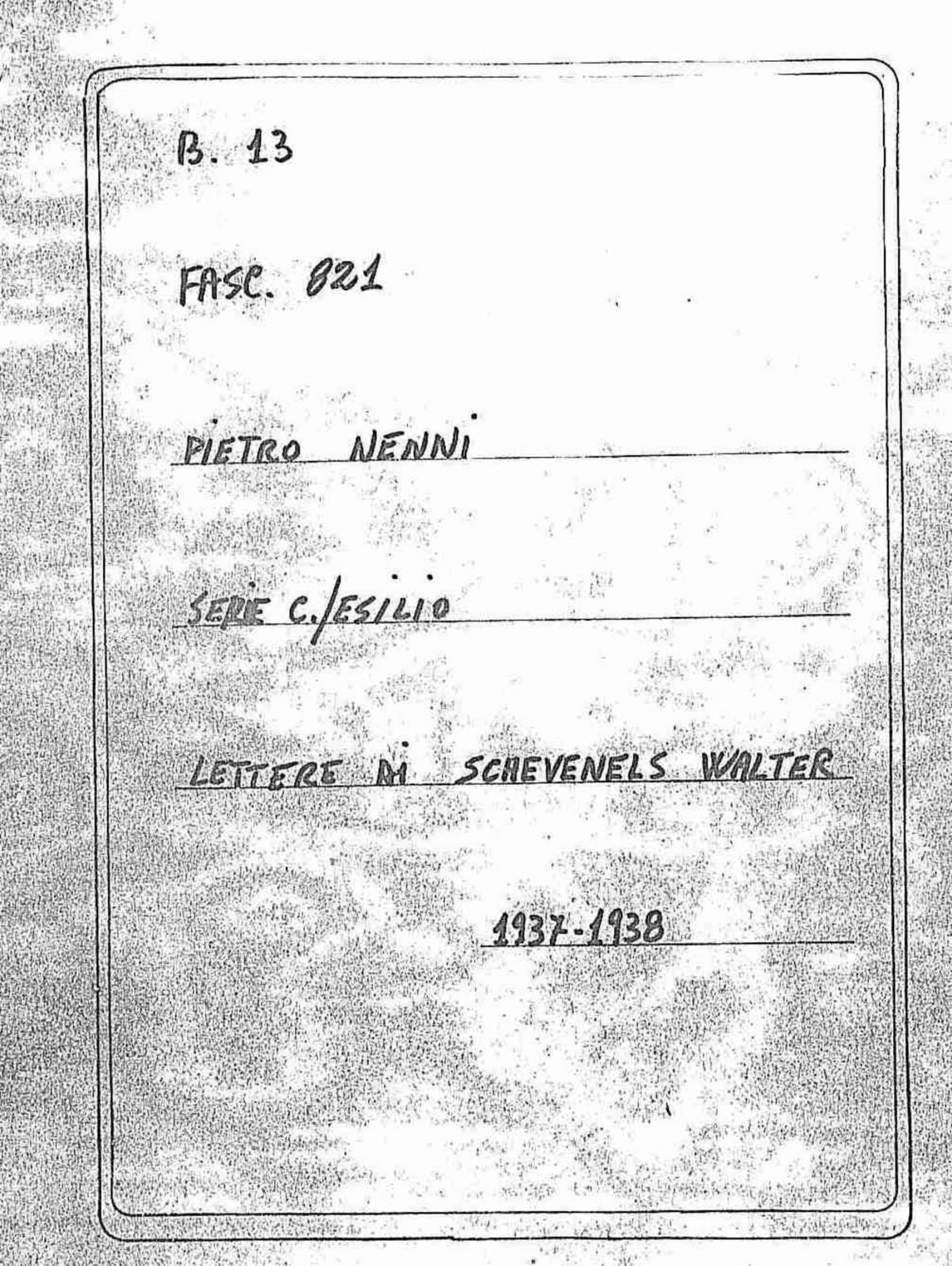 Schevenels Walter, 1937 gen. 4 - 1938 ago. 2