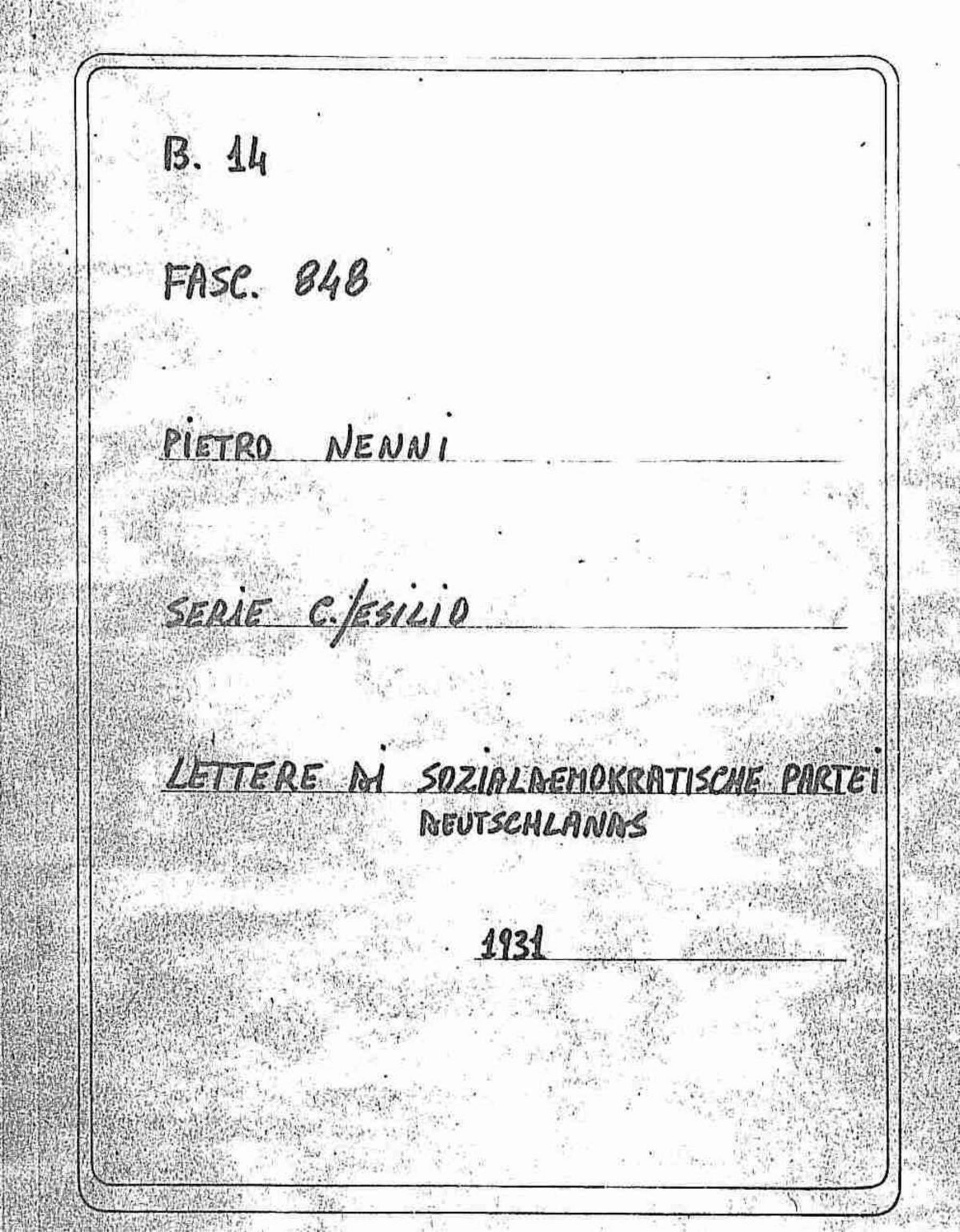 Sozialdemokratische Partei Deutschlands, 1931 gen. 21 - apr. 24