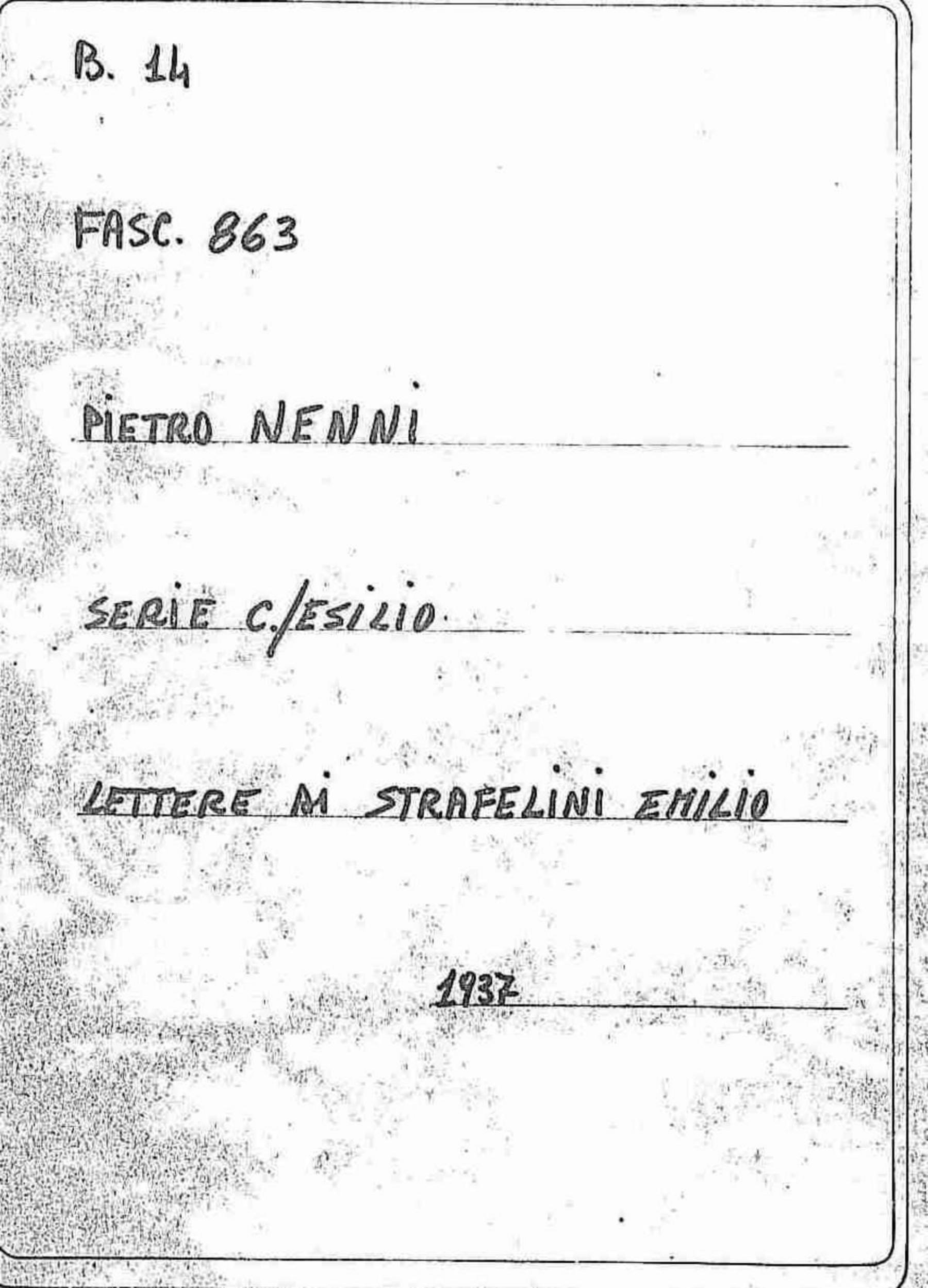 Strafelini Emilio, 1937 set. 7