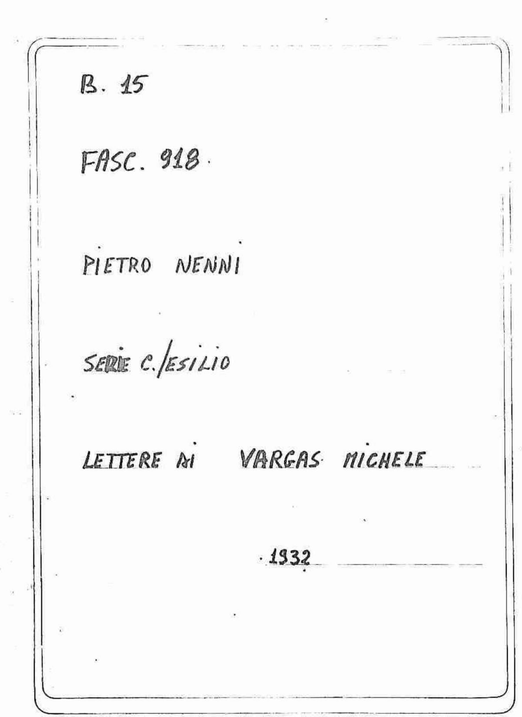 Vargas Michele, 1932 ago. 14