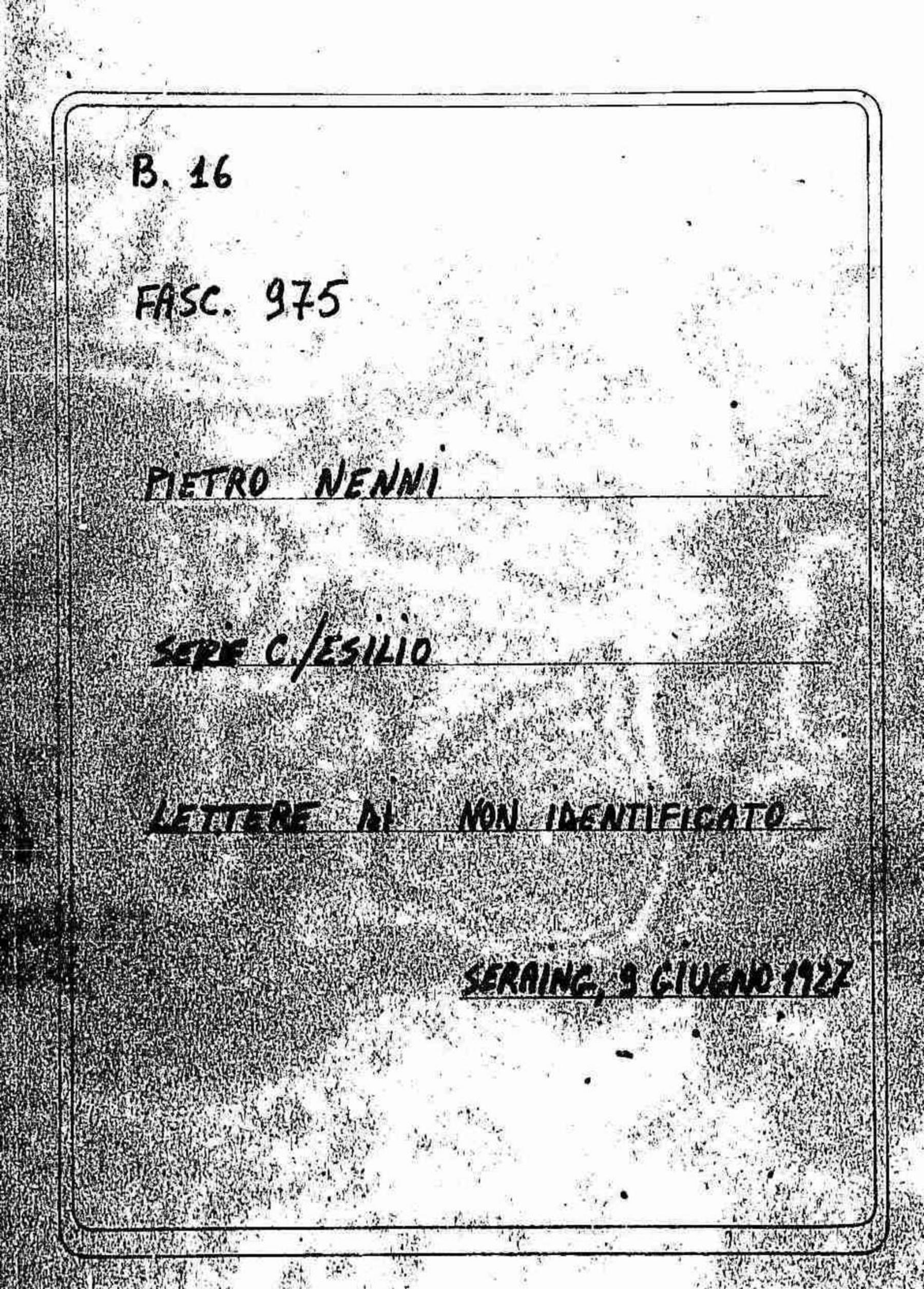 Seraing, 9 giugno 1927, 1927 giu. 9