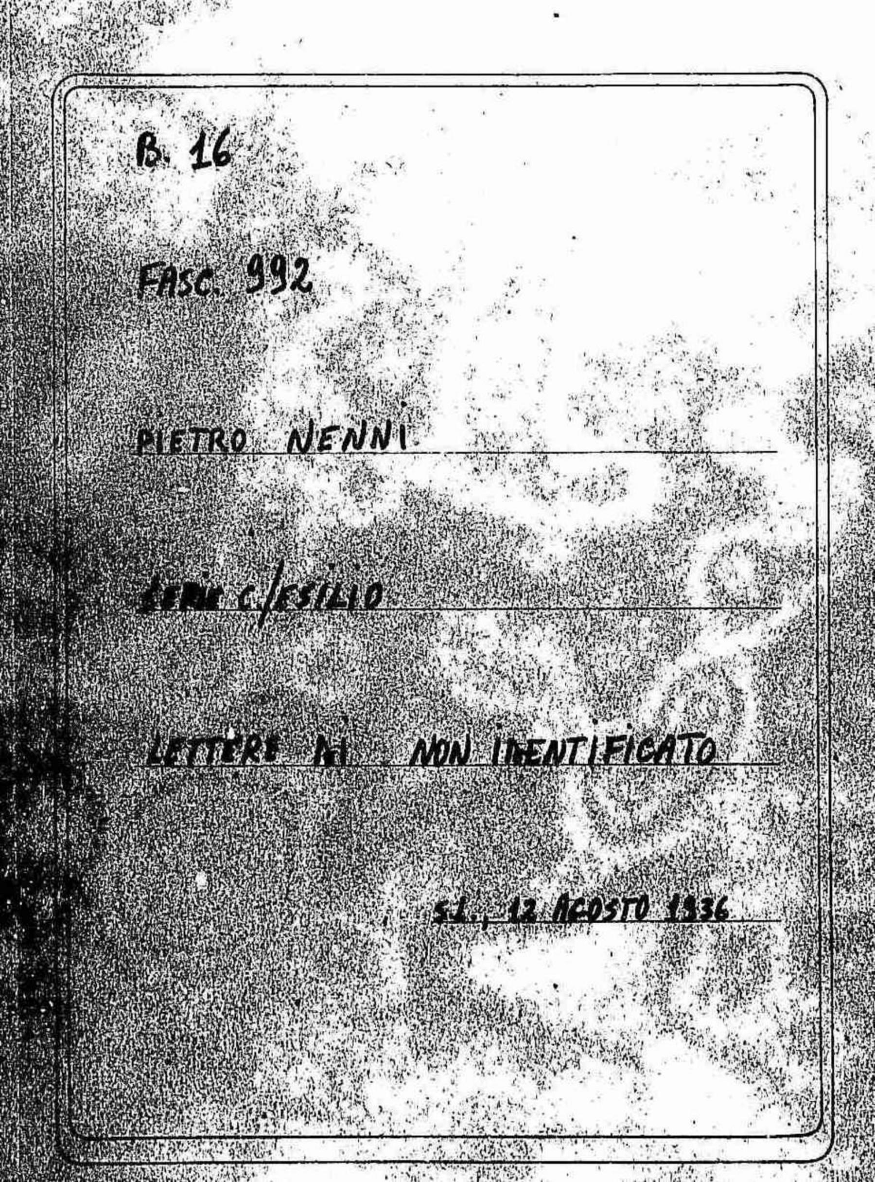 s.l., 12 agosto 1936, 1936 ago. 12