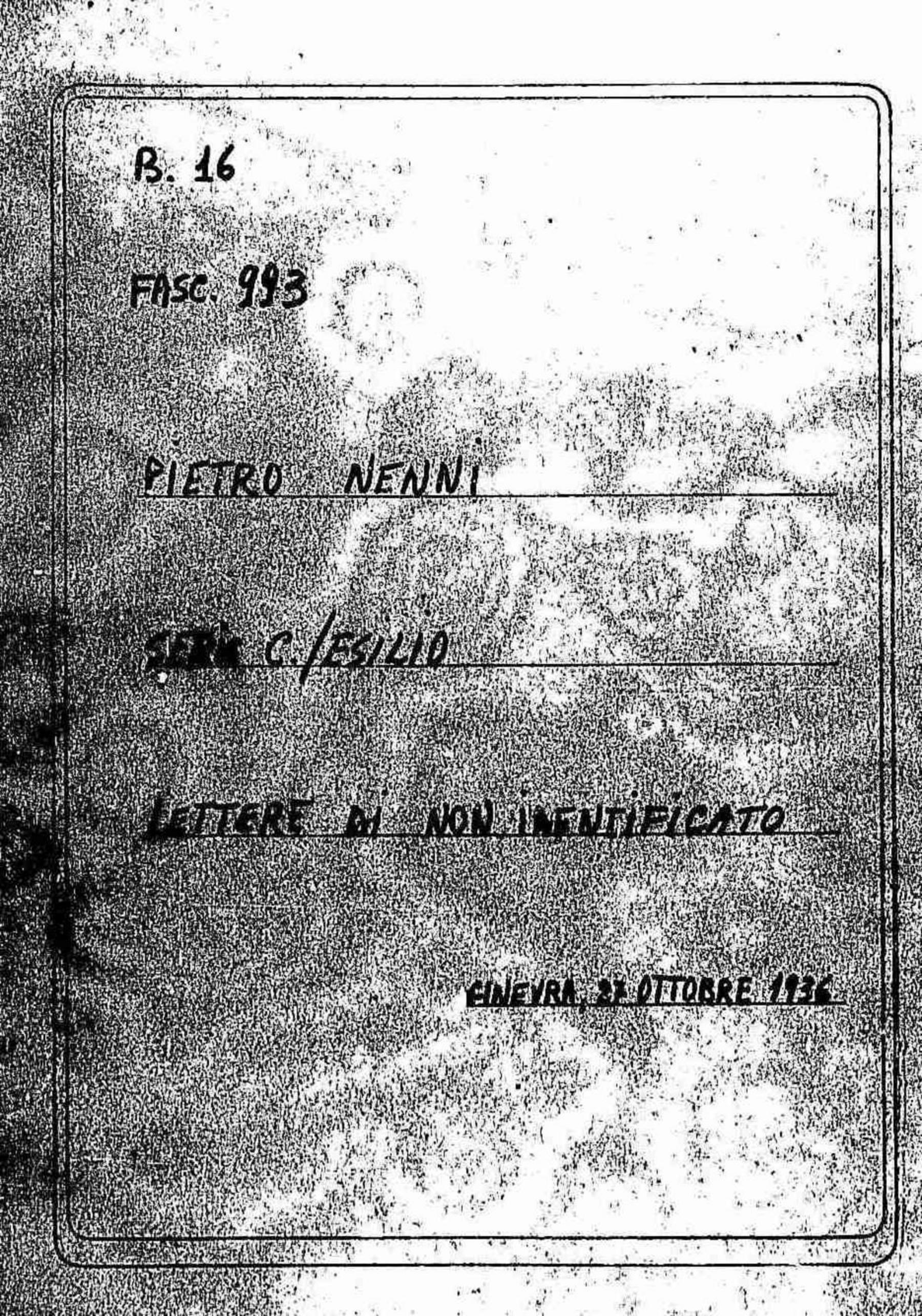 Ginevra, 27 ottobre 1936, 1936 ott. 27