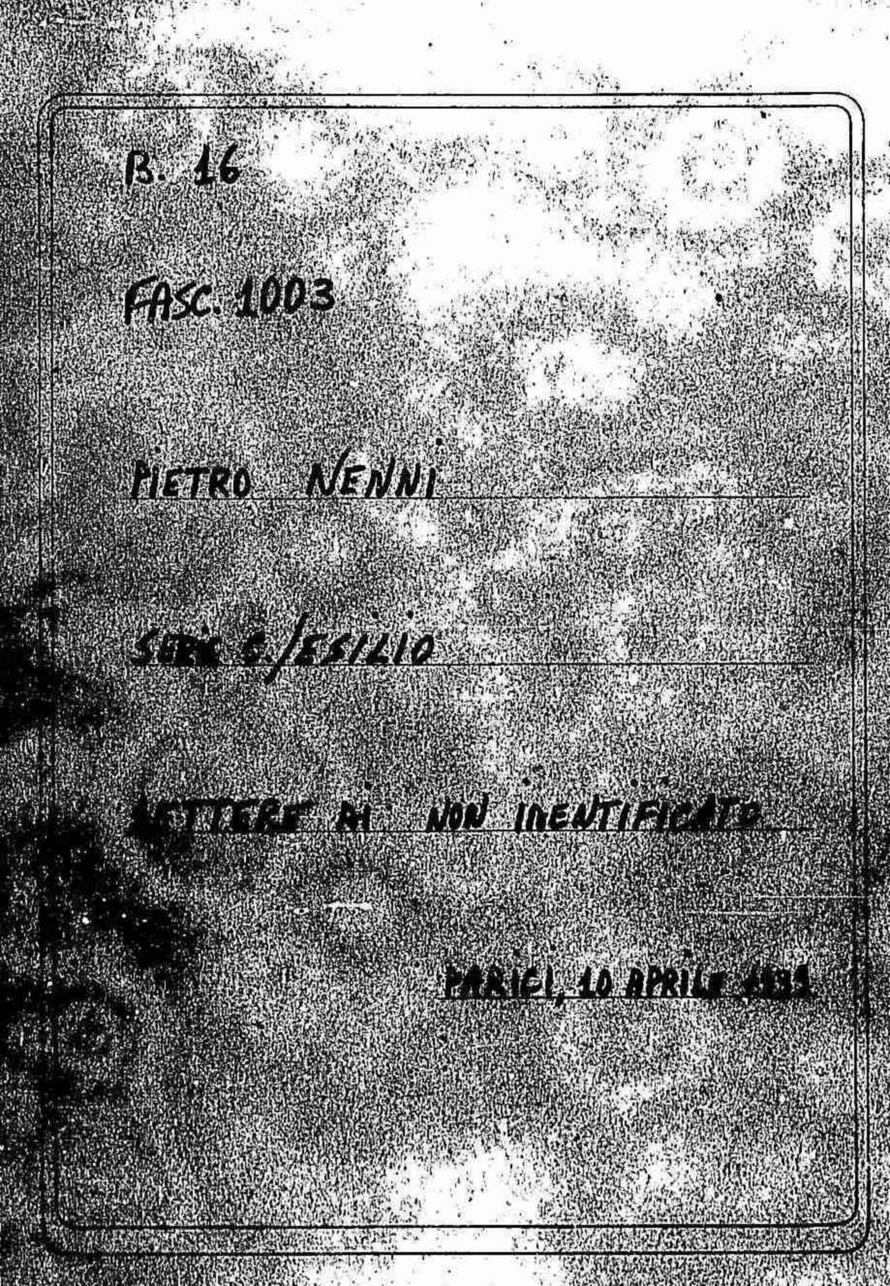 Parigi, 10 aprile 1939, 1939 apr. 10