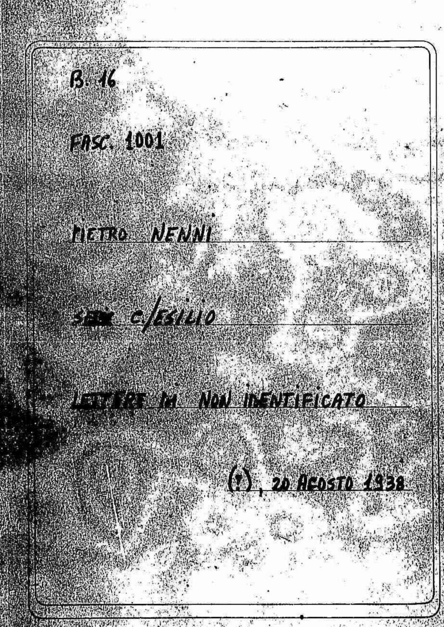 20 agosto 1938, 1938 ago. 20