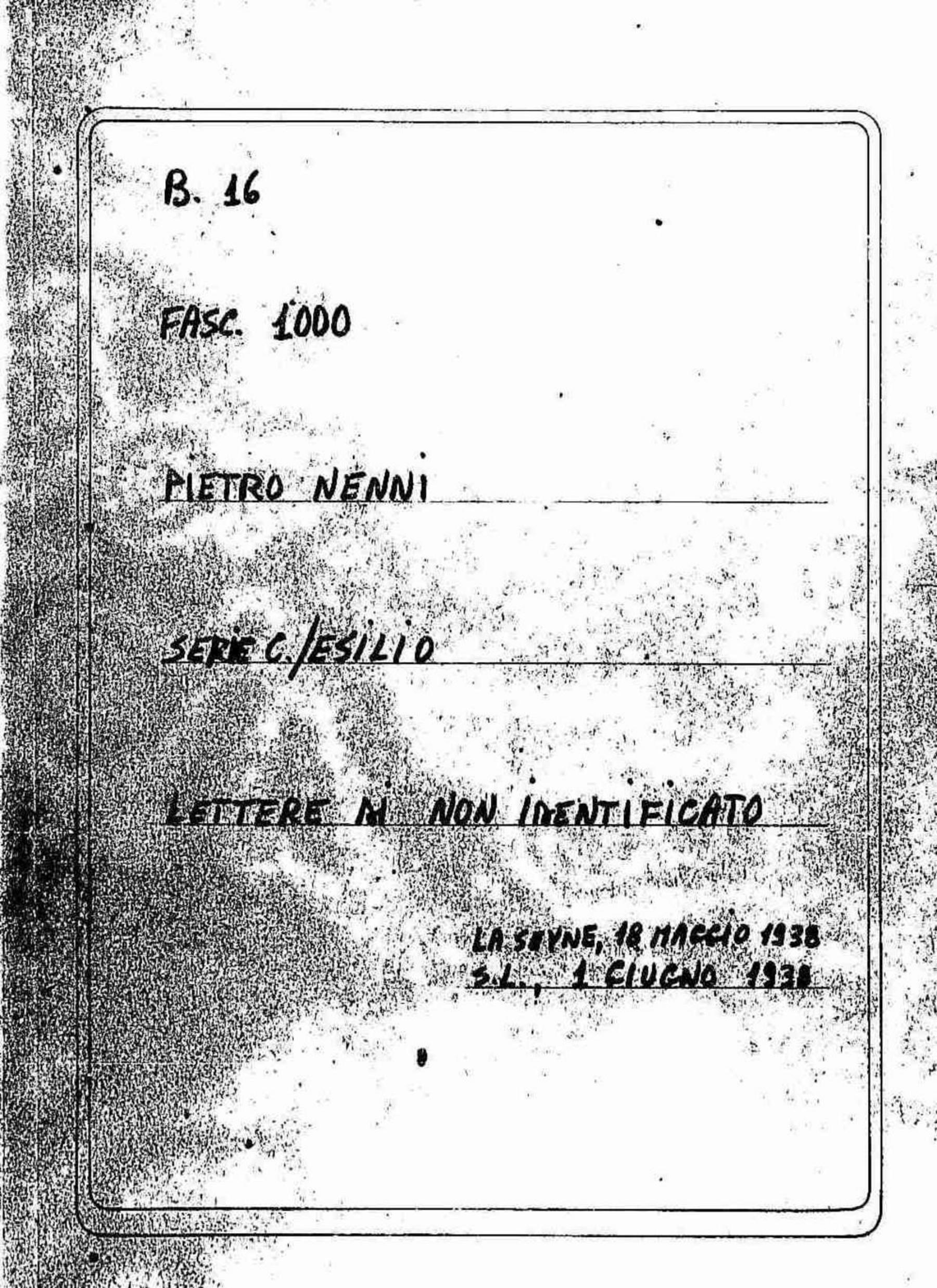 La Seyne, 18 maggio 1938, 1938 mag. 18 - giu. 1