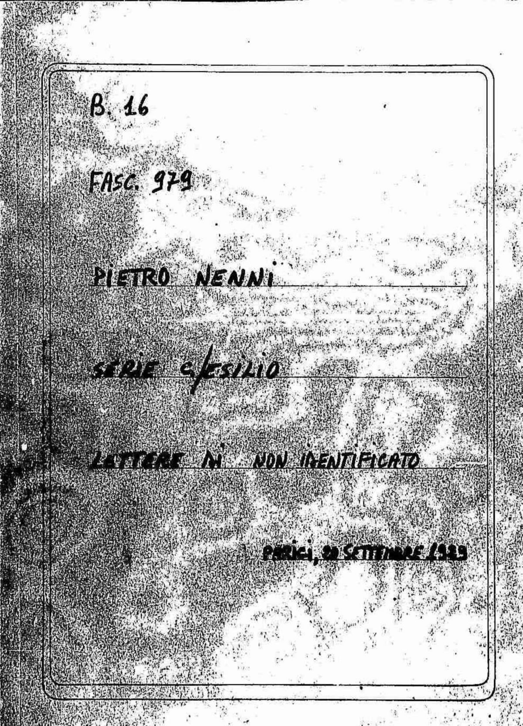 Parigi, 20 settembre 1929, 1929 set. 20