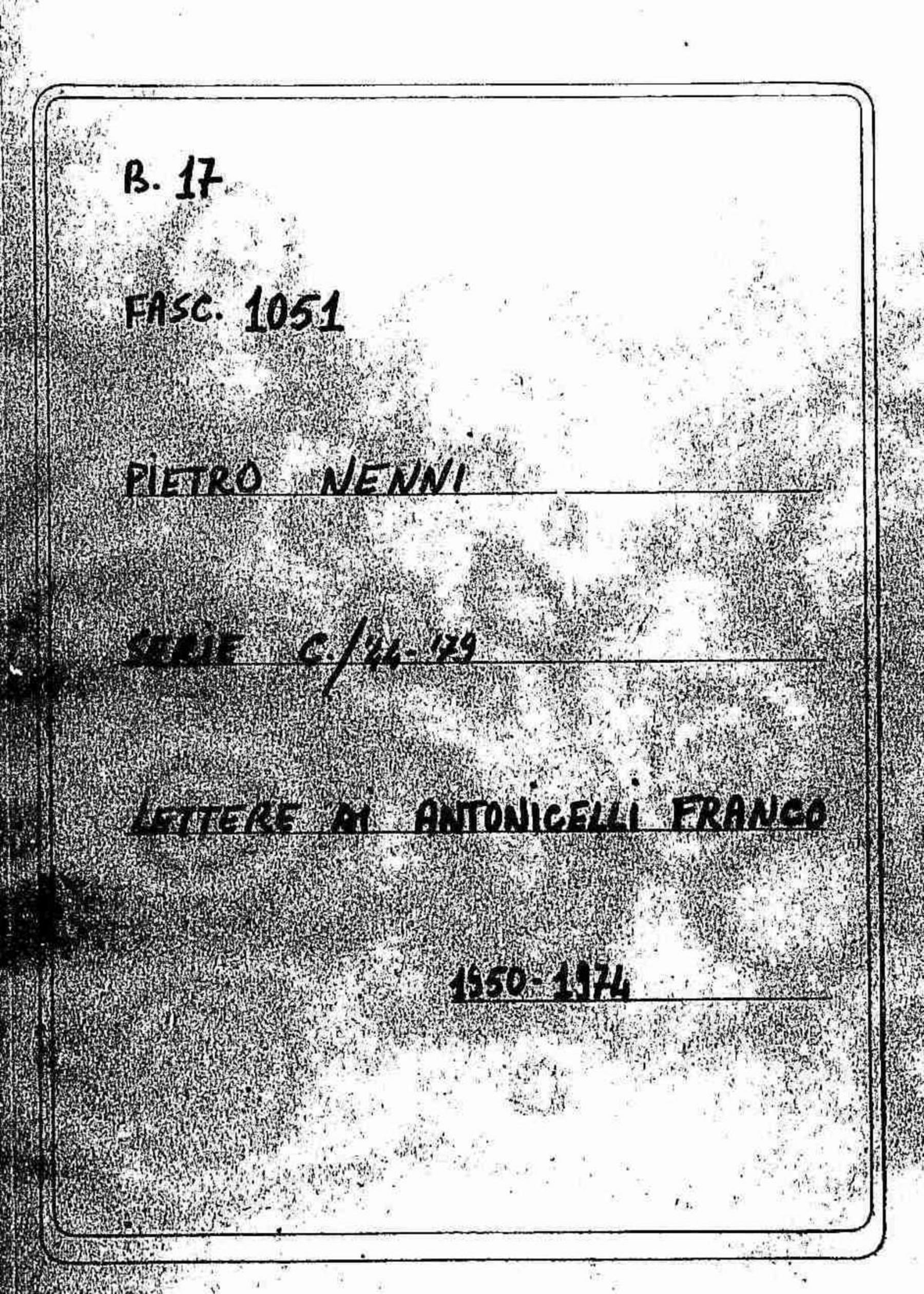 Antonicelli Franco, 1950 dic. 29