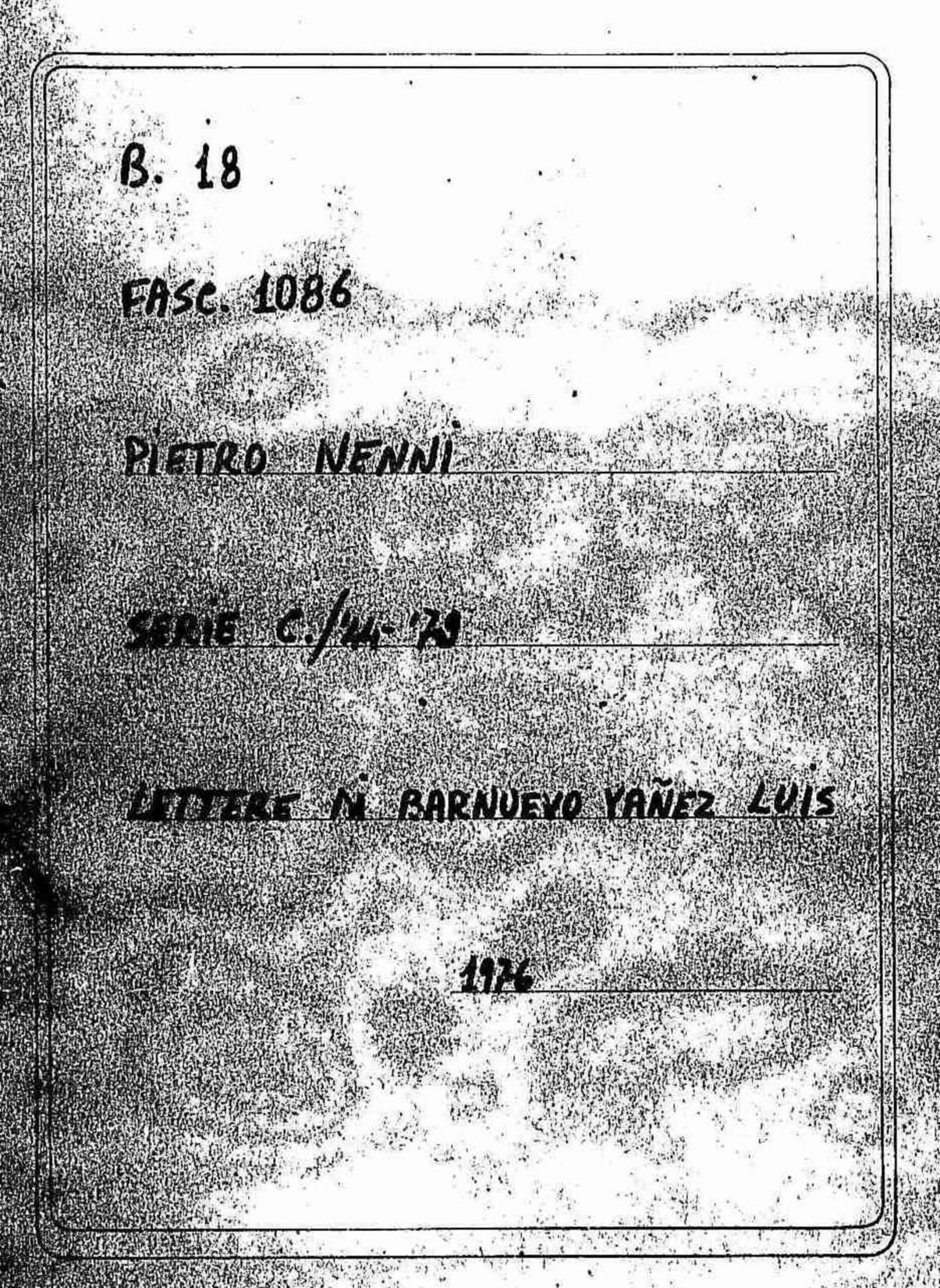 Barnuevo Yanez Luis, 1976 ott. 5