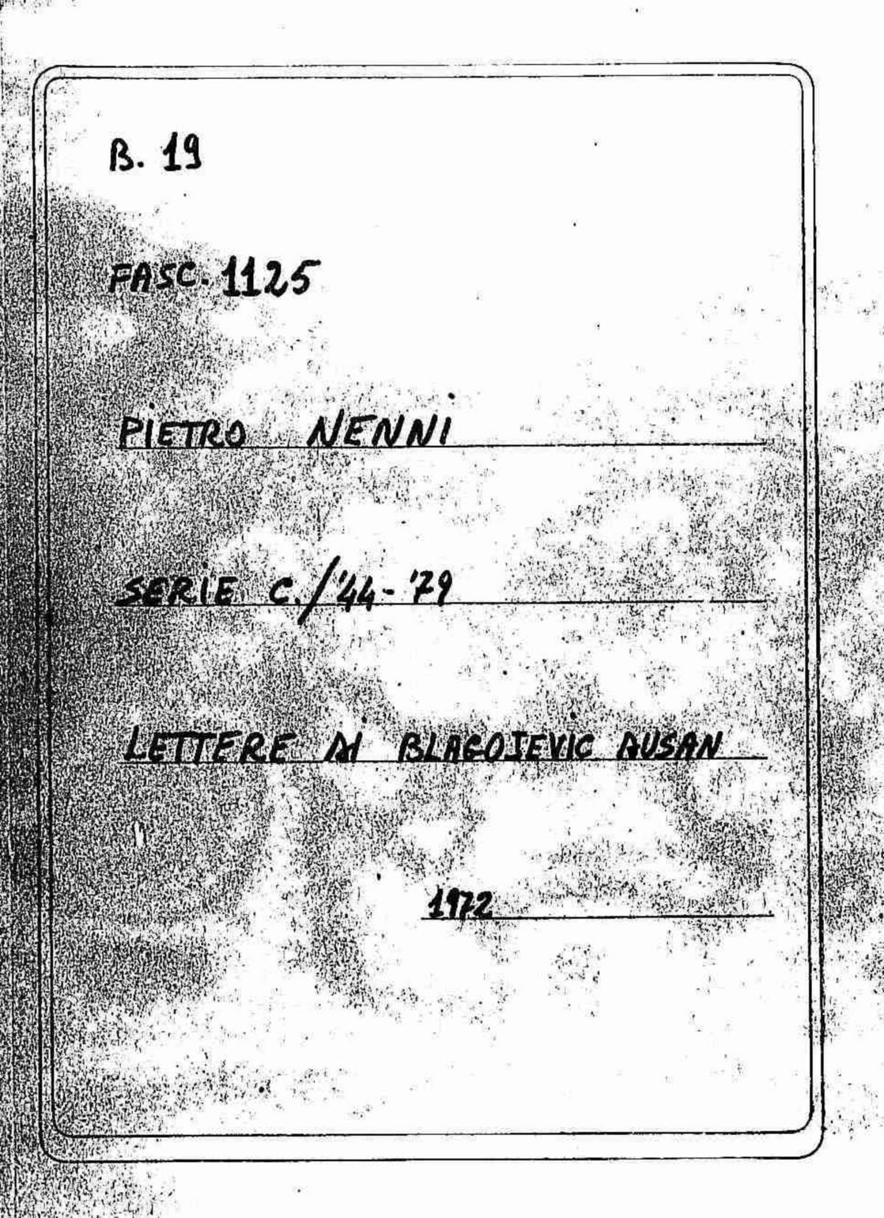 Blagojevic Dusan, 1972 nov. 8