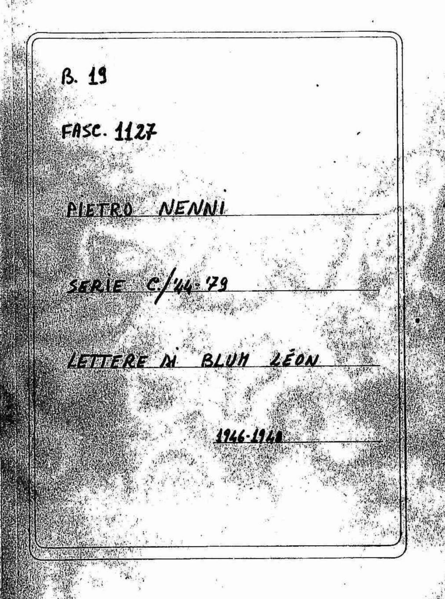 Blum Léon, 1946 giu. 1 - 1948