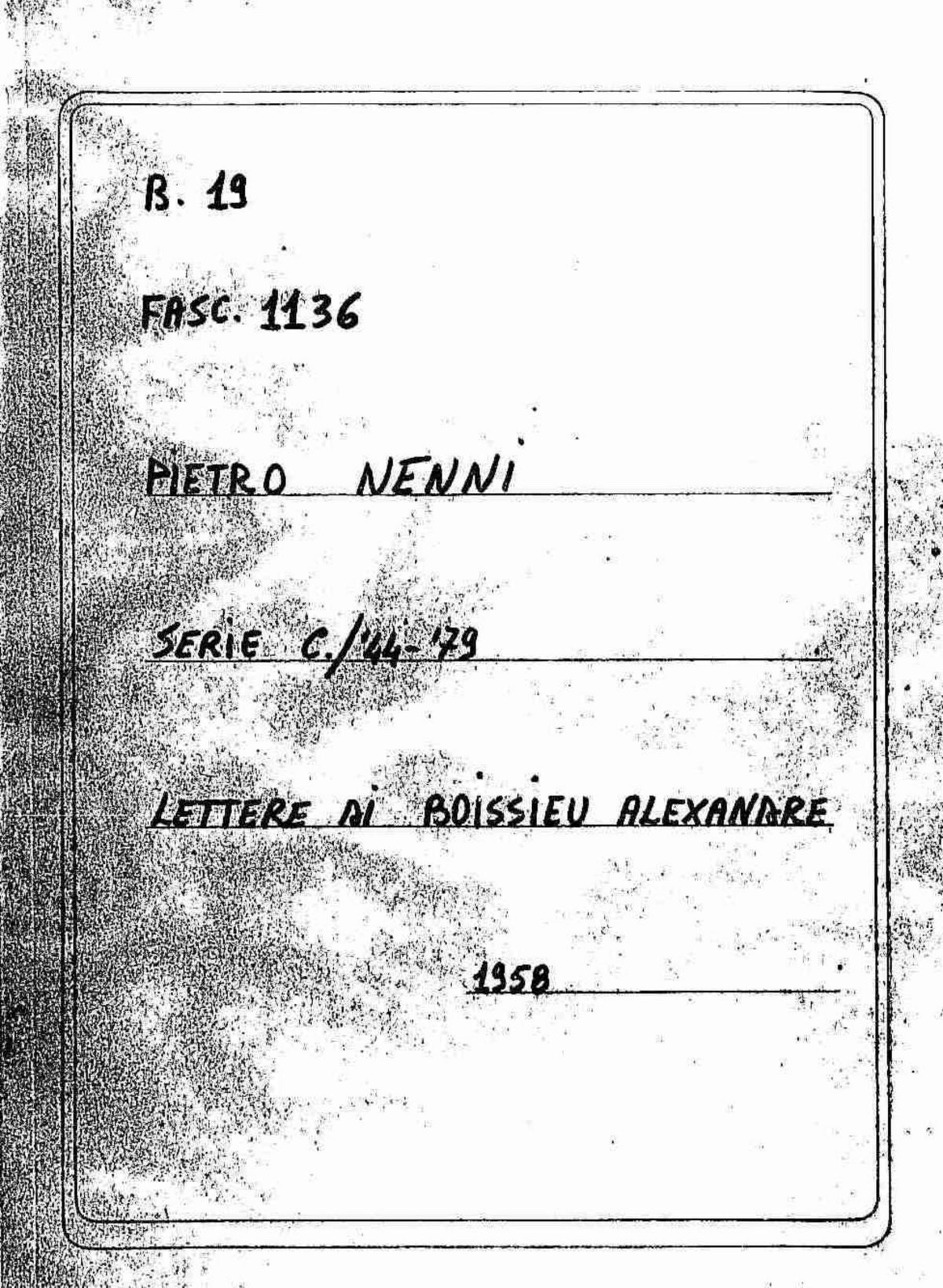 Boissieu Alexandre, 1958 mag. 13