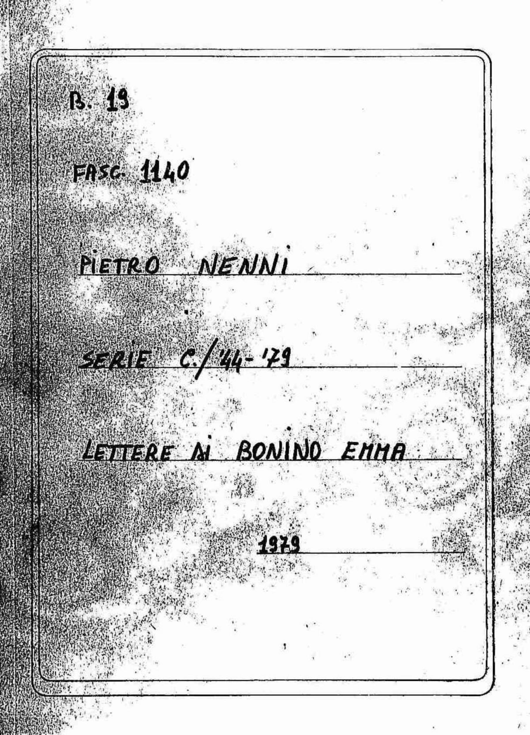 Bonino Emma, 1979 mar. 2