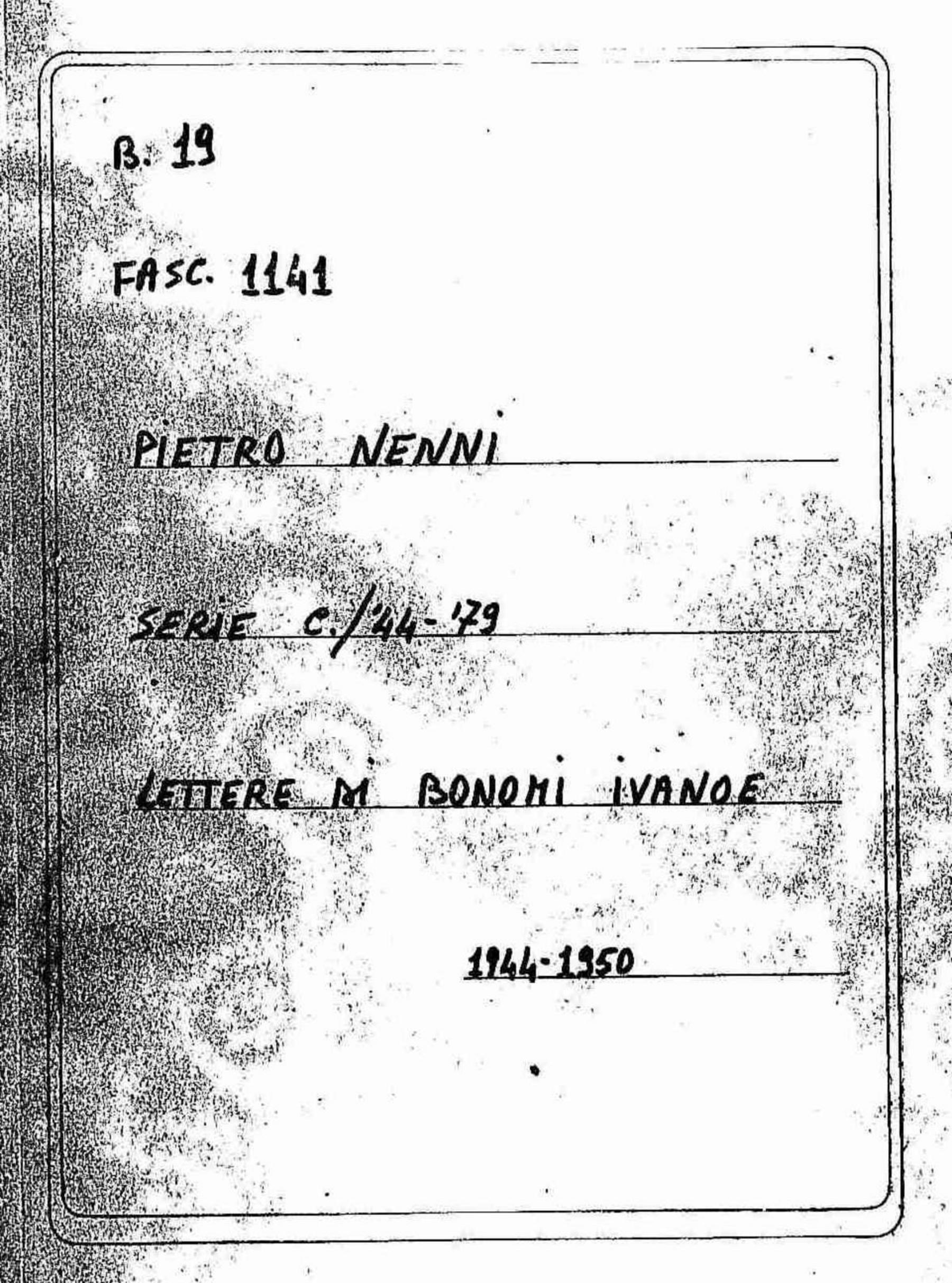 Bonomi Ivanoe, 1944 lug. 30 - 1950 mag. 15