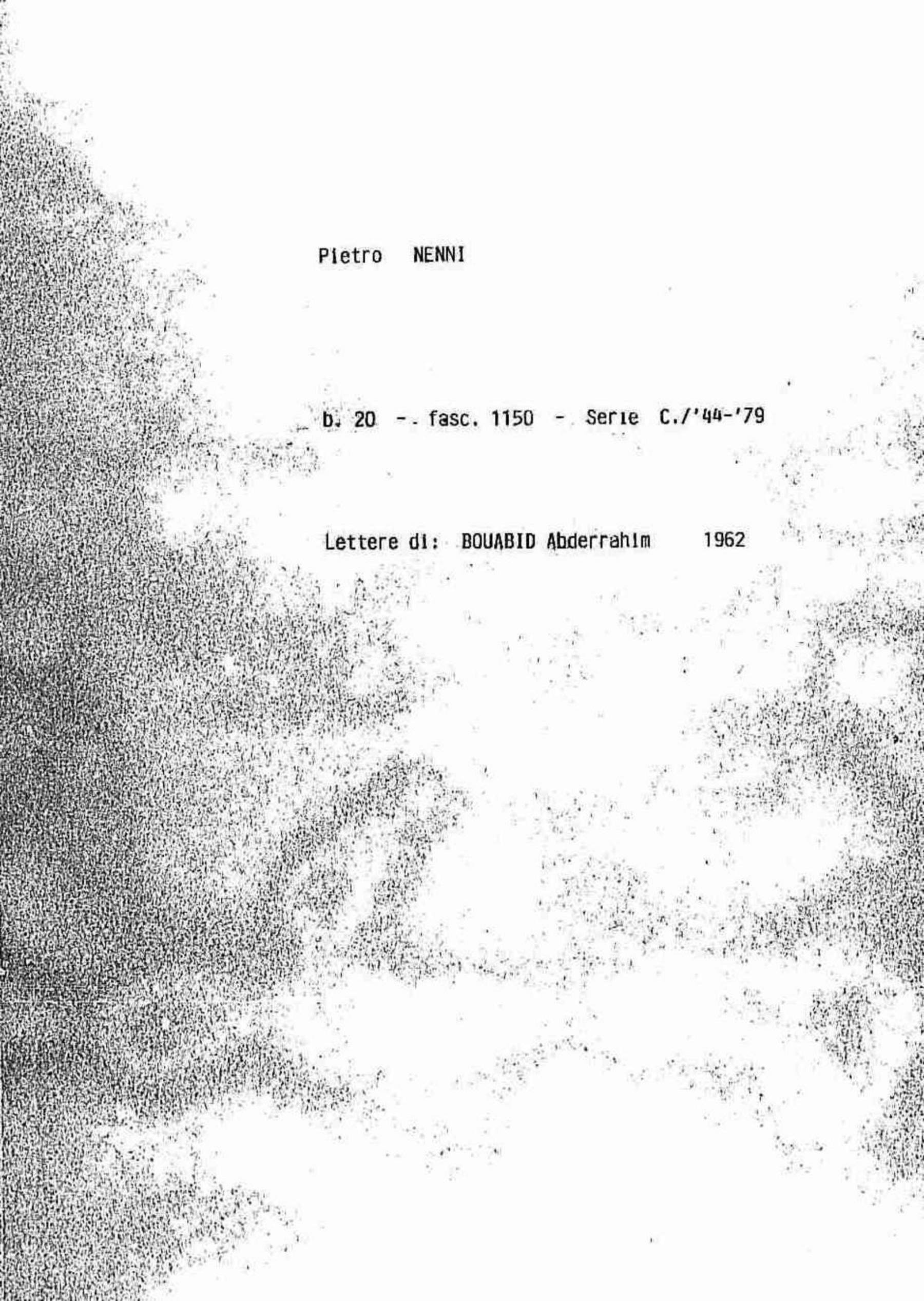 Bouabid Abderrahim, 1962 apr. 27