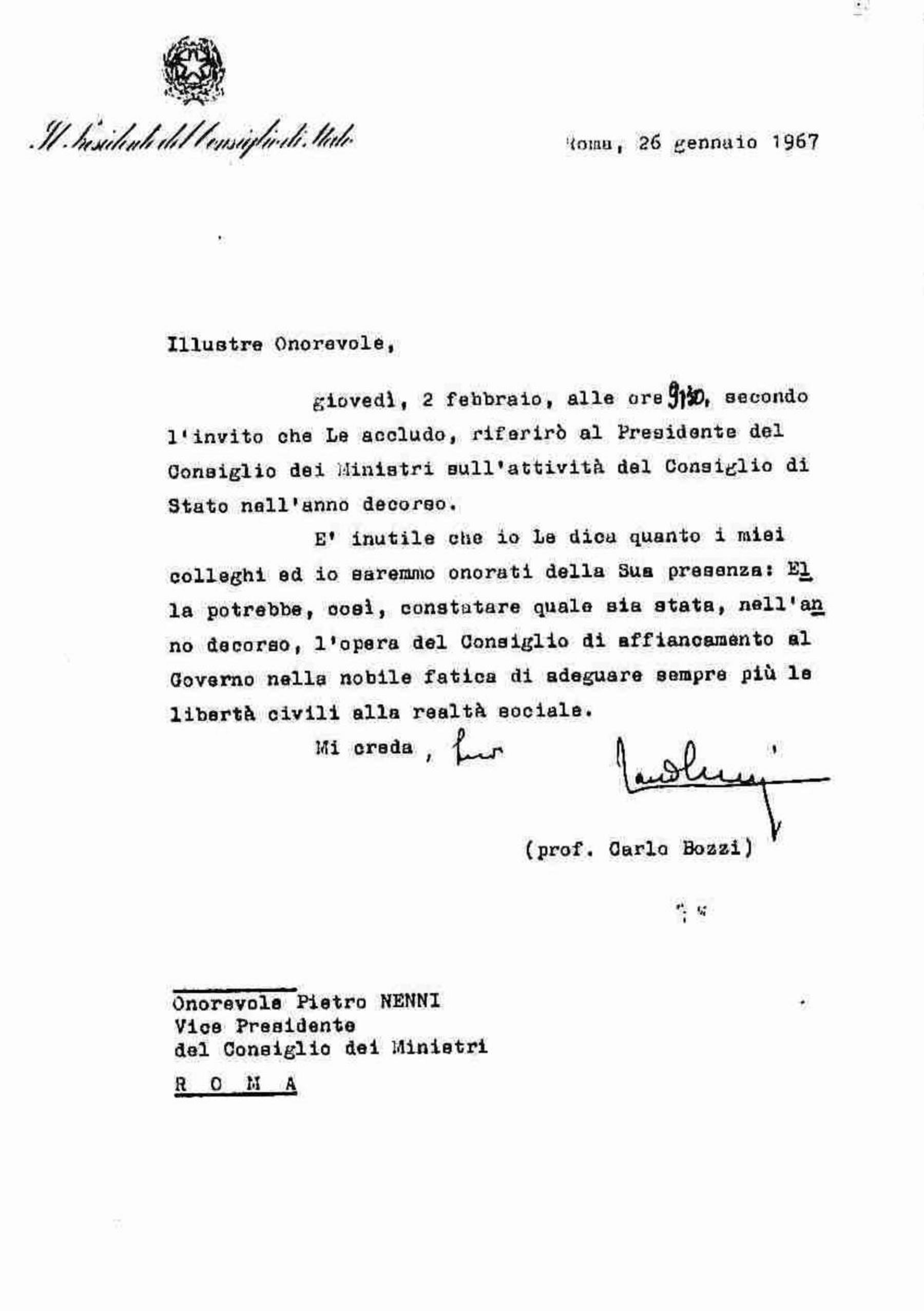 Bozzi Carlo, 1962 lug. 31 - 1969 lug. 7