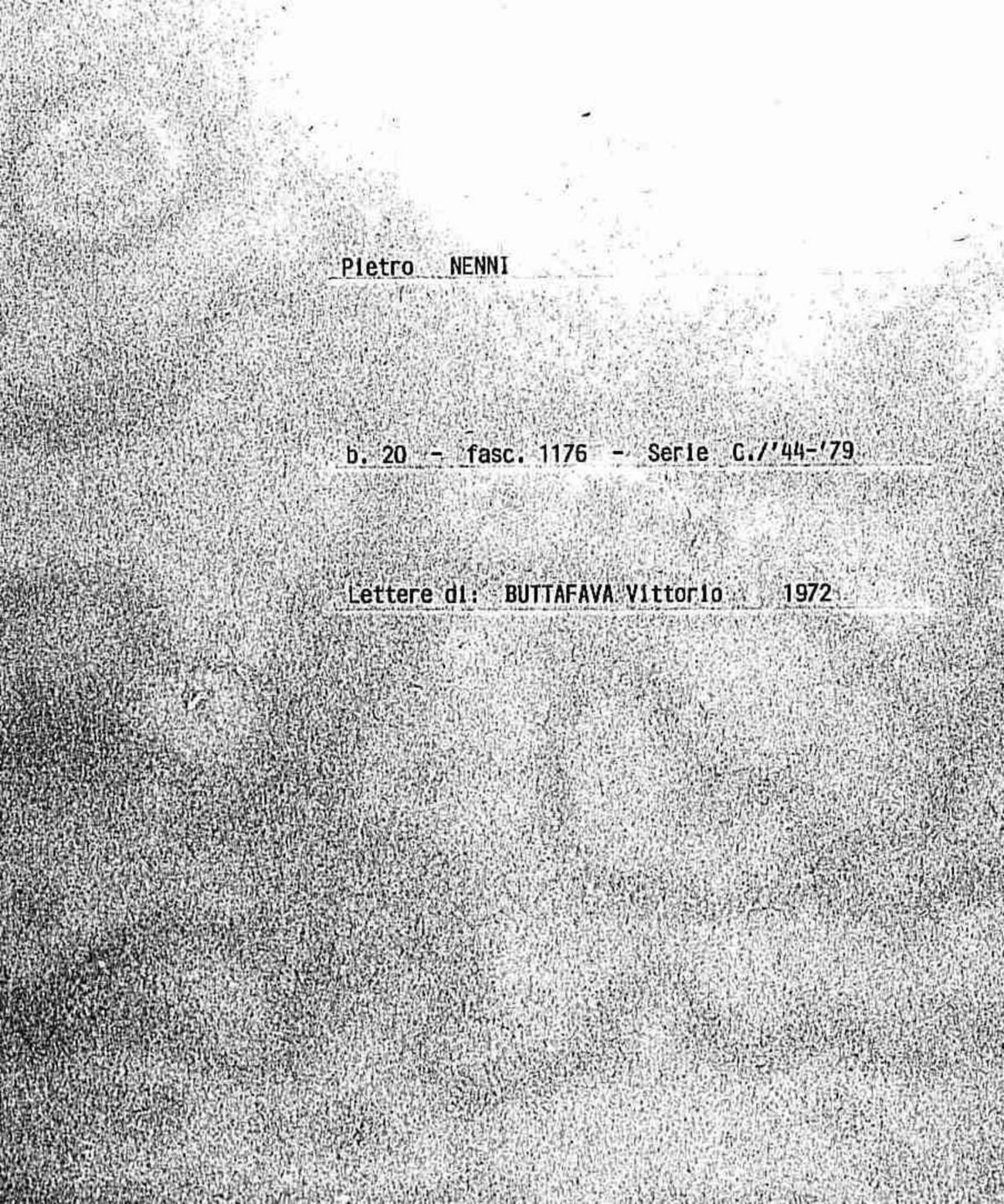 Buttafava Vittorio, 1972 dic. 28